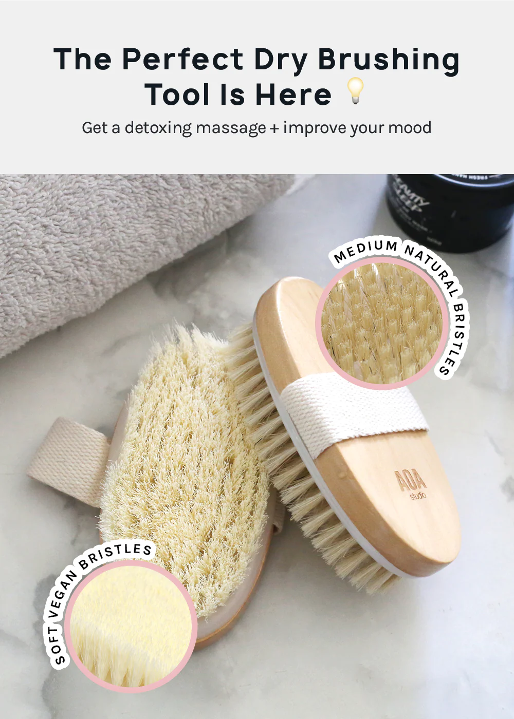 AOA Premium Body Dry Brush - Image 3