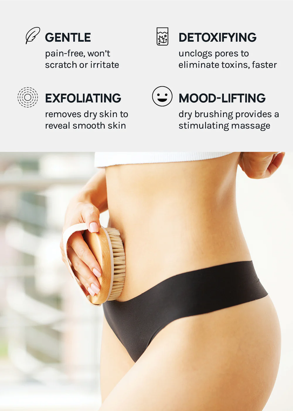 AOA Premium Body Dry Brush - Image 4