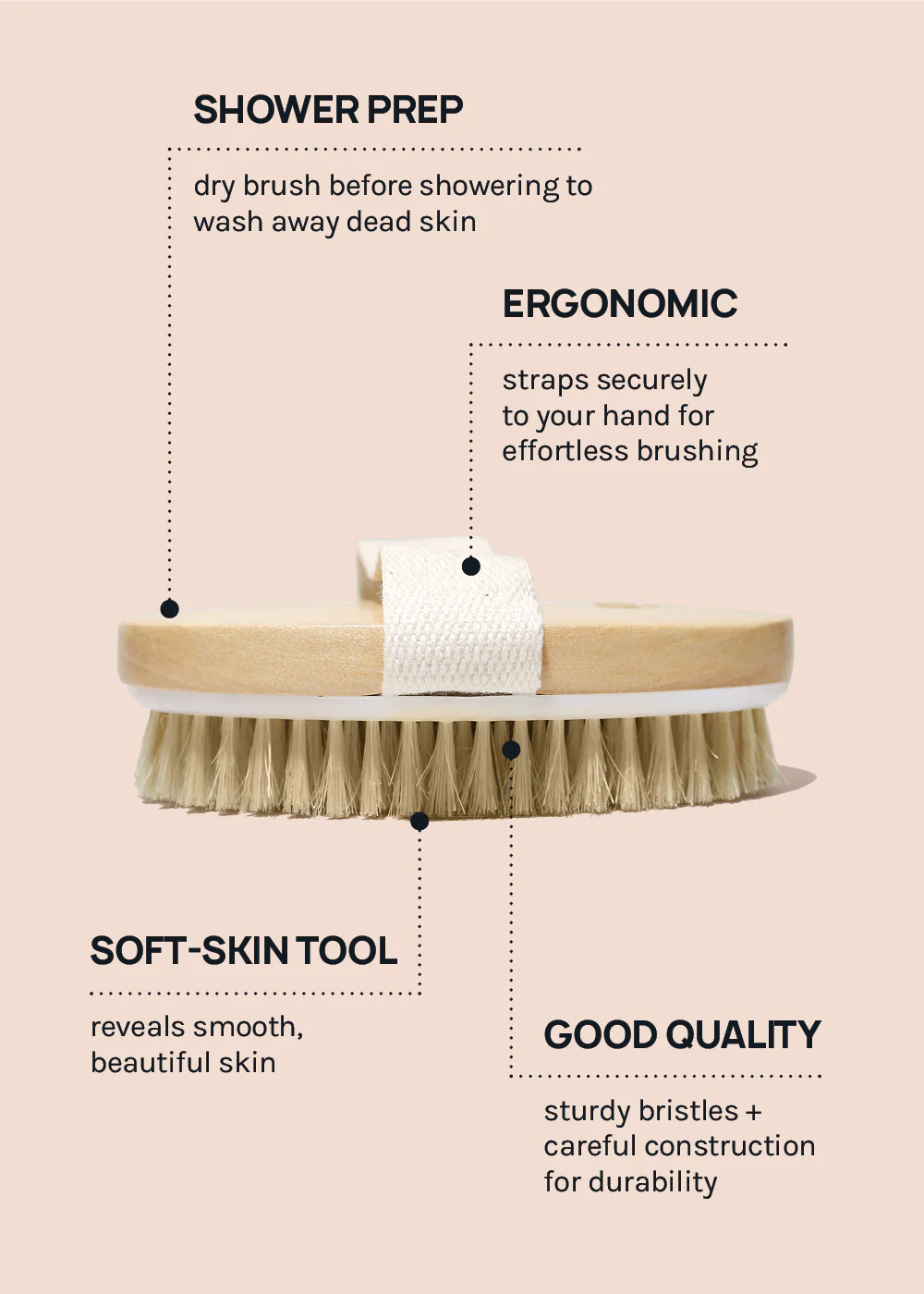 AOA Premium Body Dry Brush - Image 5