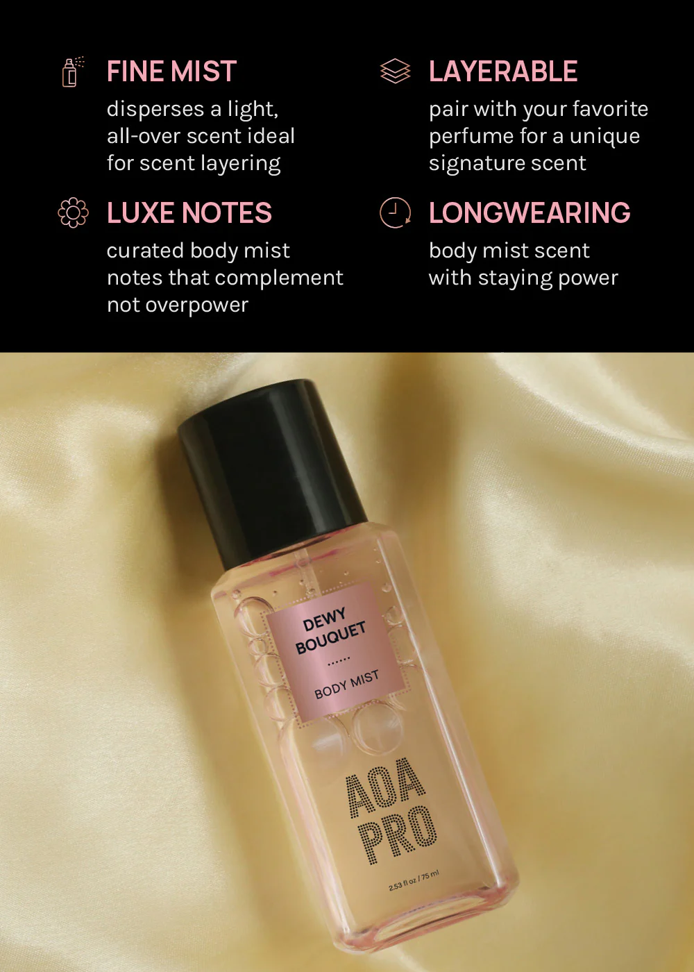 AOA Pro Dewy Bouquet Body Mist - Image 4
