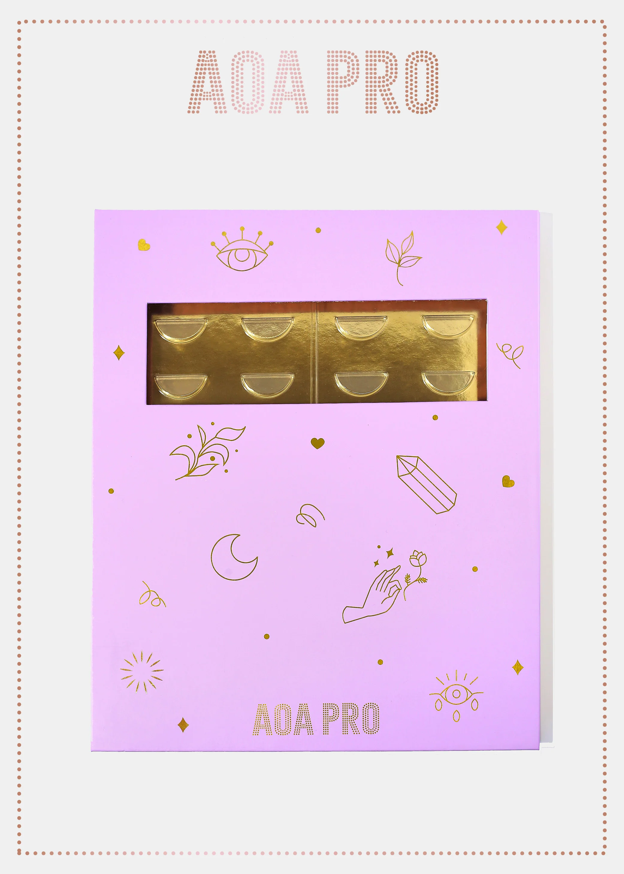 AOA Pro Eyelash Book - Purple