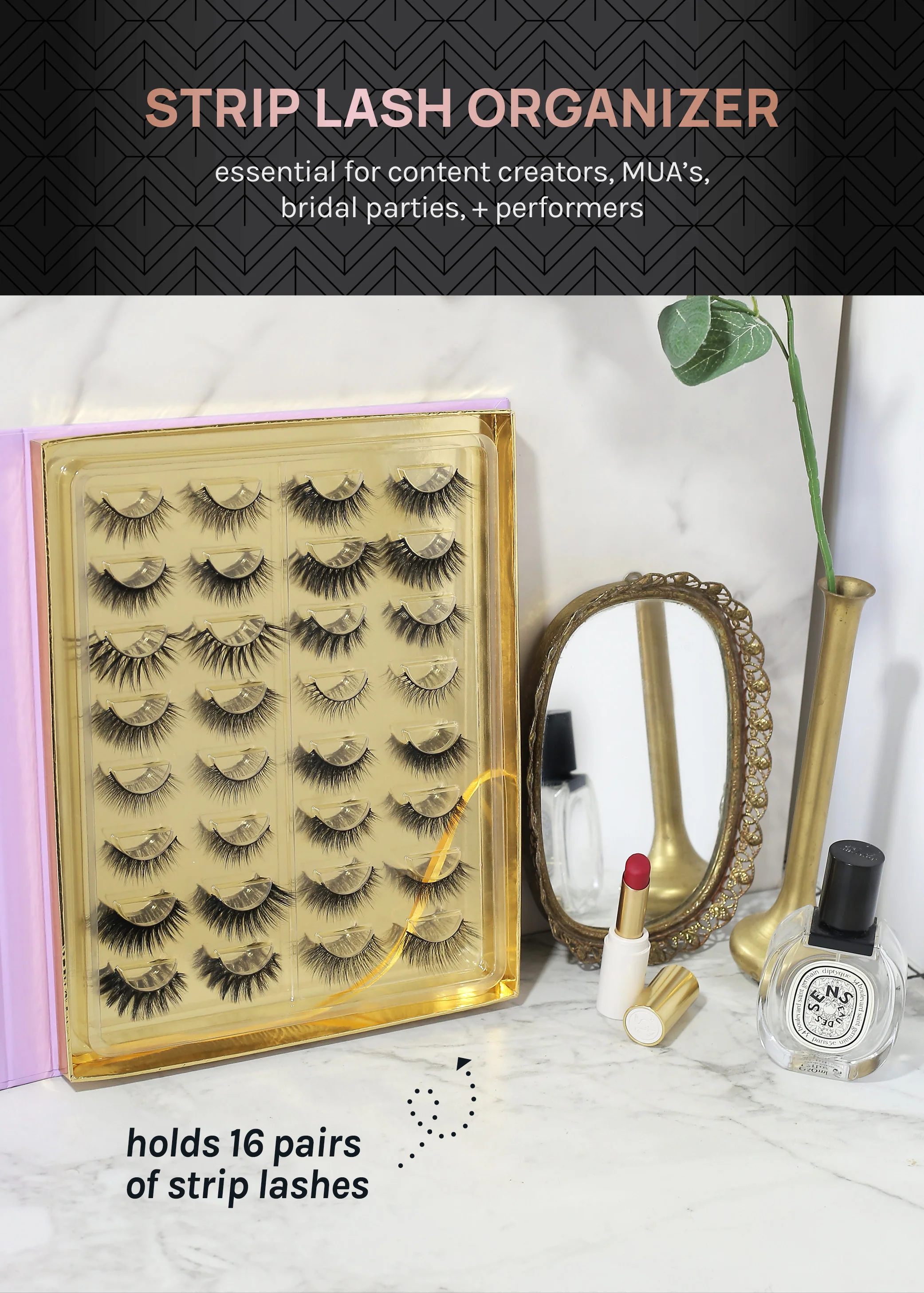 AOA Pro Eyelash Book - Purple - Image 2