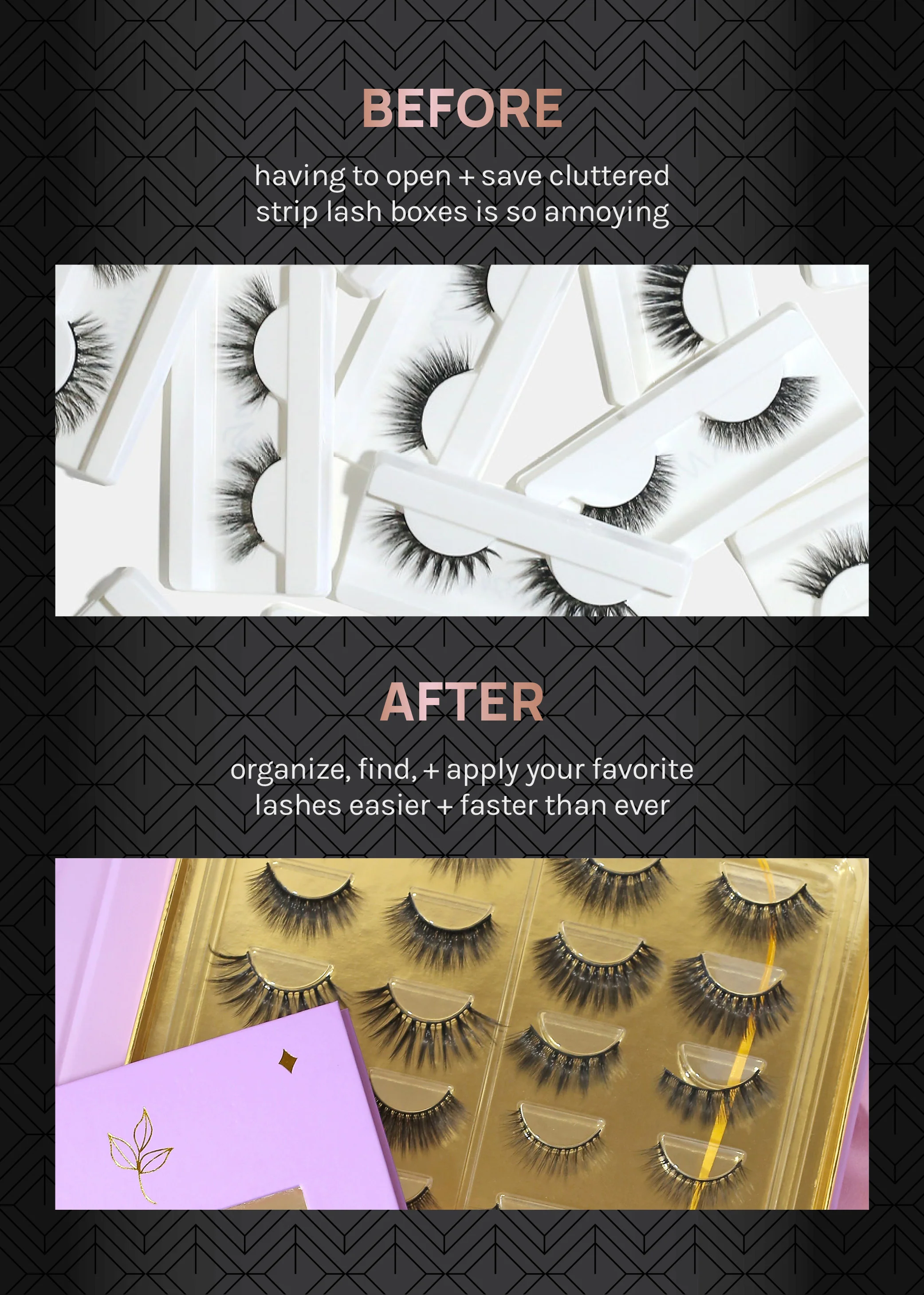 AOA Pro Eyelash Book - Purple - Image 4