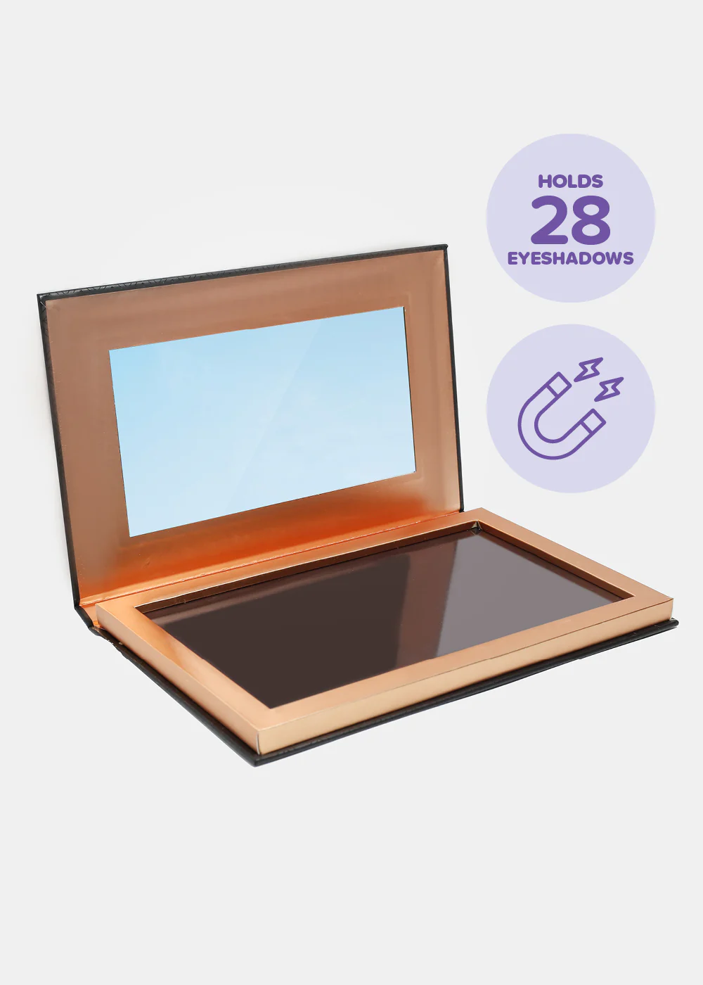 AOA Pro Magnetic Eyeshadow Palette - Black Large - Image 2