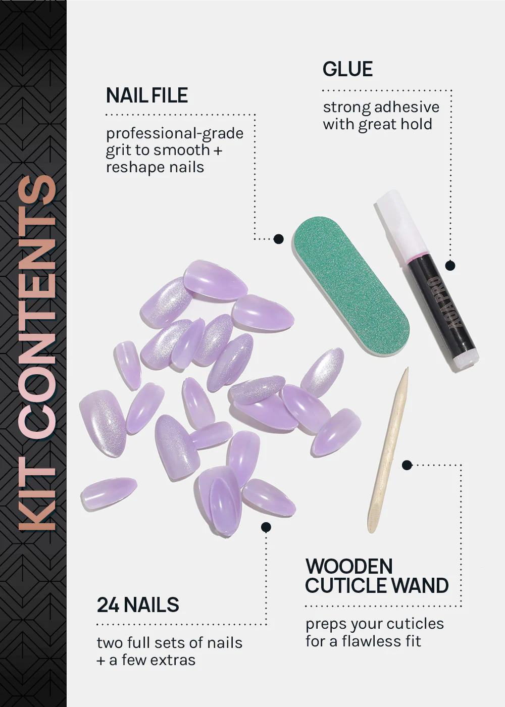 AOA Pro Press-On Nails: Berry Spritz - Image 4