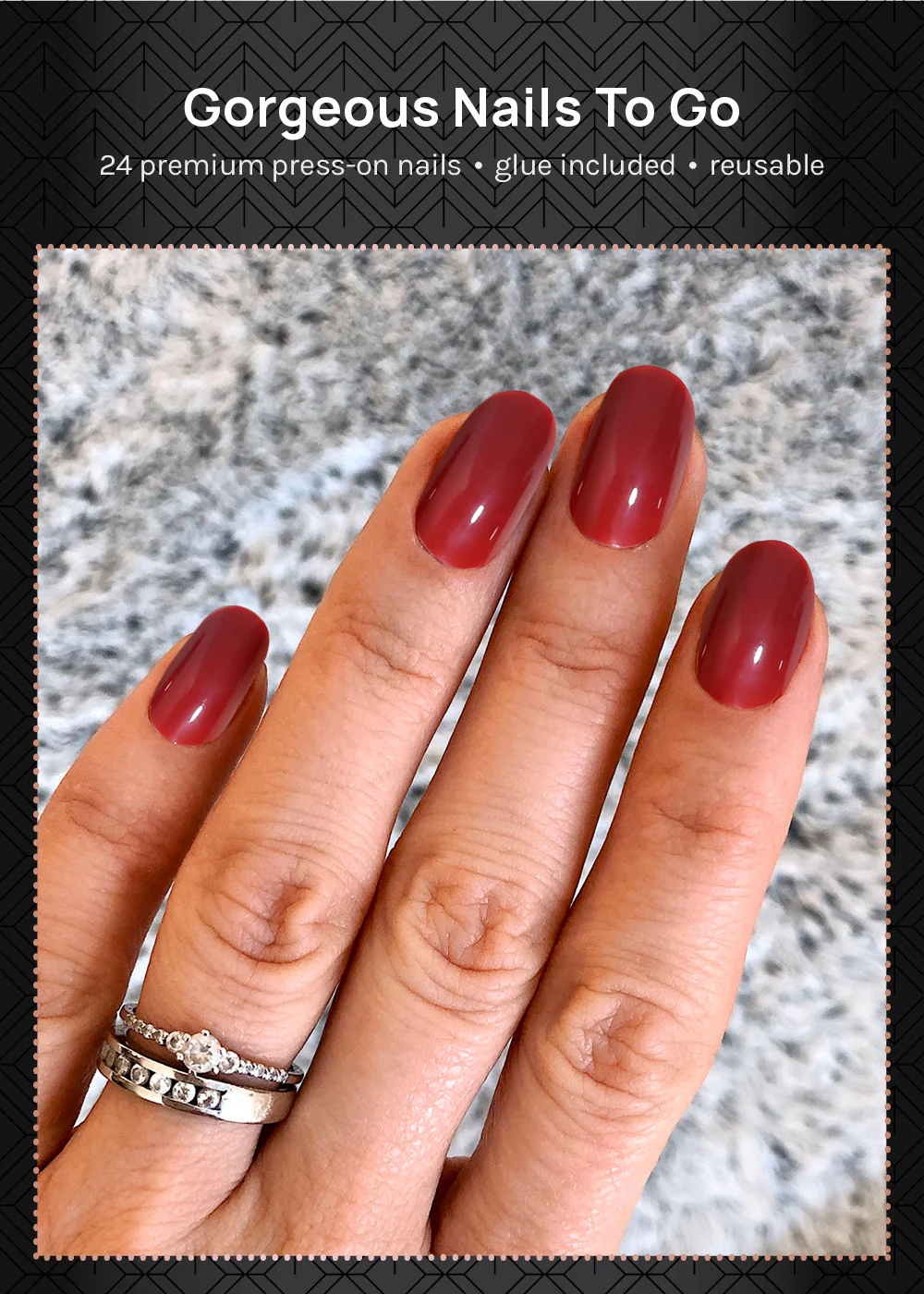 AOA Pro Press-On Nails: Big Apple - Image 2