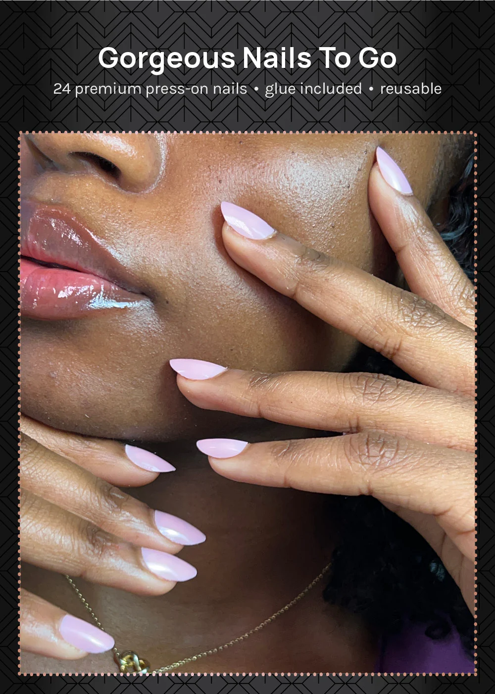 AOA Pro Press-On Nails: Bubble Gum - Image 2