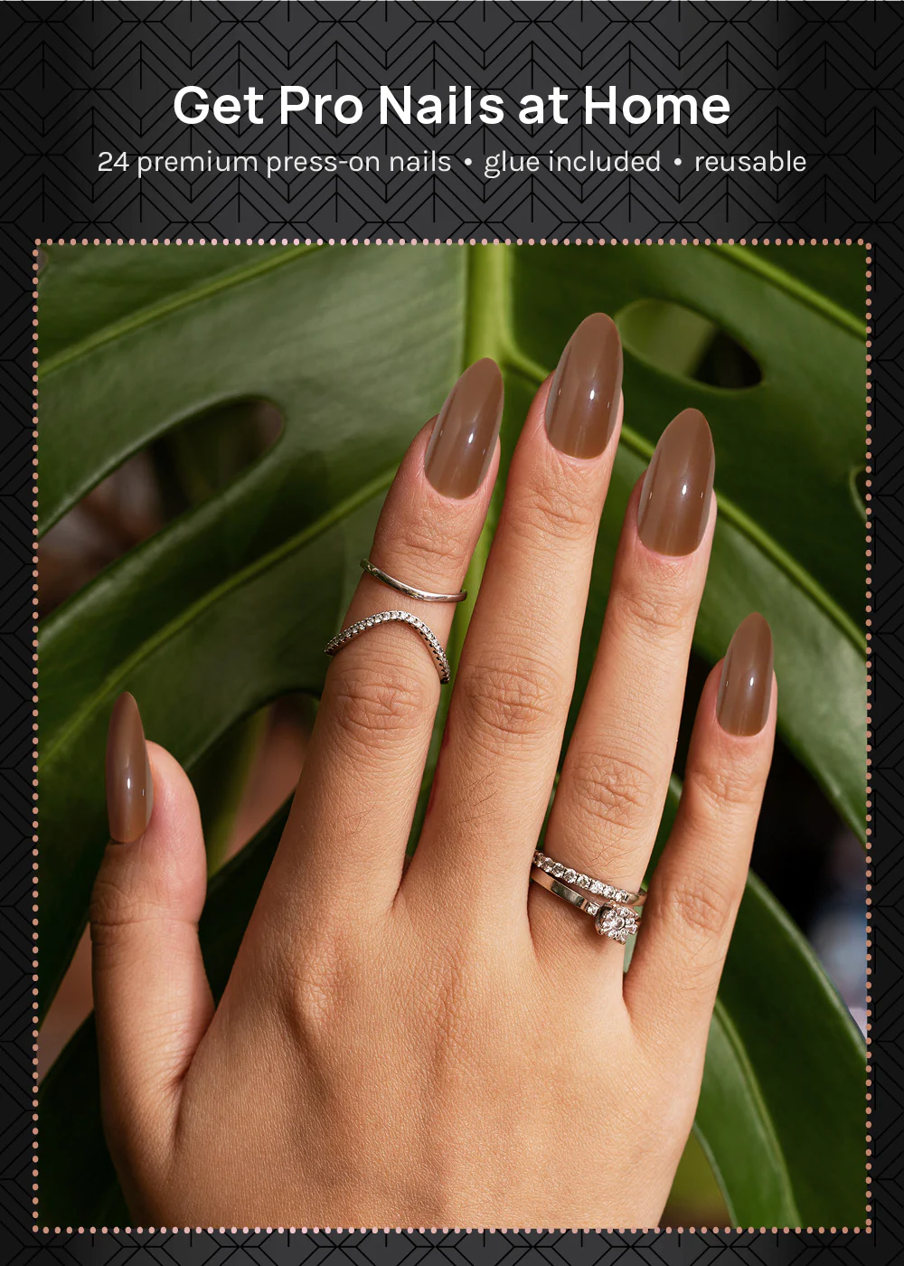 AOA Pro Press-On Nails: Cold Brew - Image 2