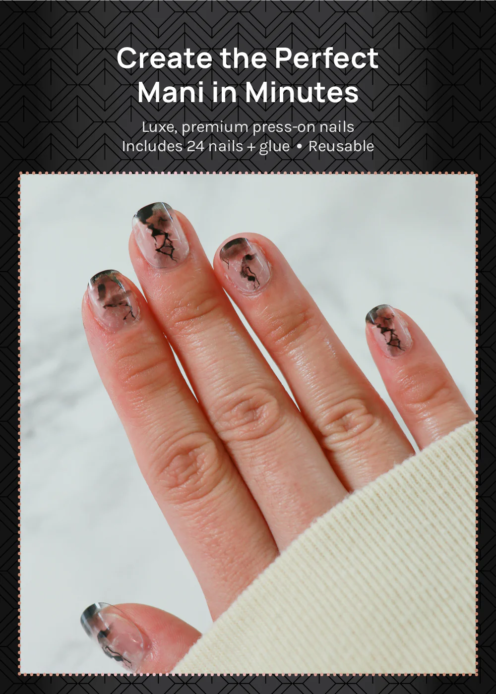 AOA Pro Press-On Nails: Dark Cloud - Image 3