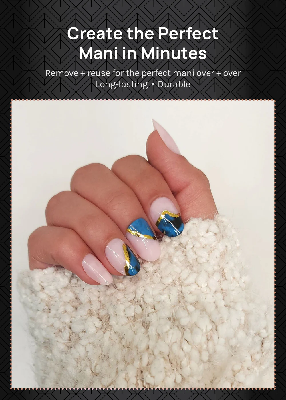 AOA Pro Press-On Nails: Dripped - Image 3