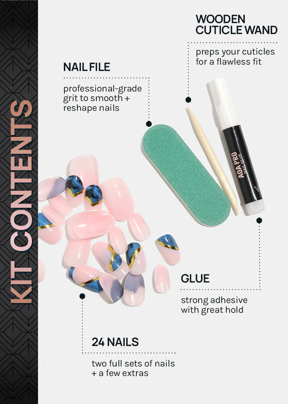 AOA Pro Press-On Nails: Dripped - Image 5