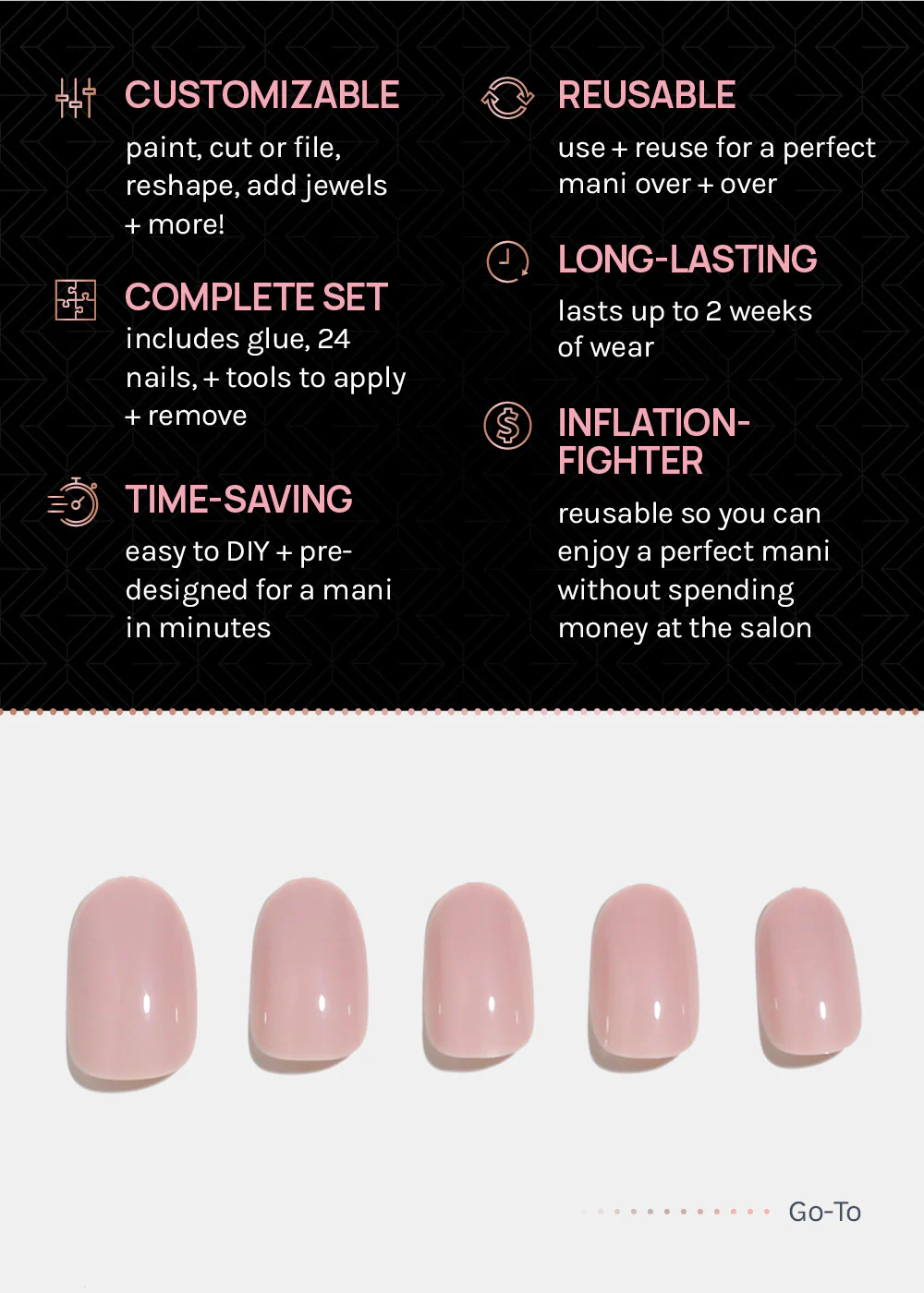 AOA Pro Press-On Nails: Go-To - Image 3