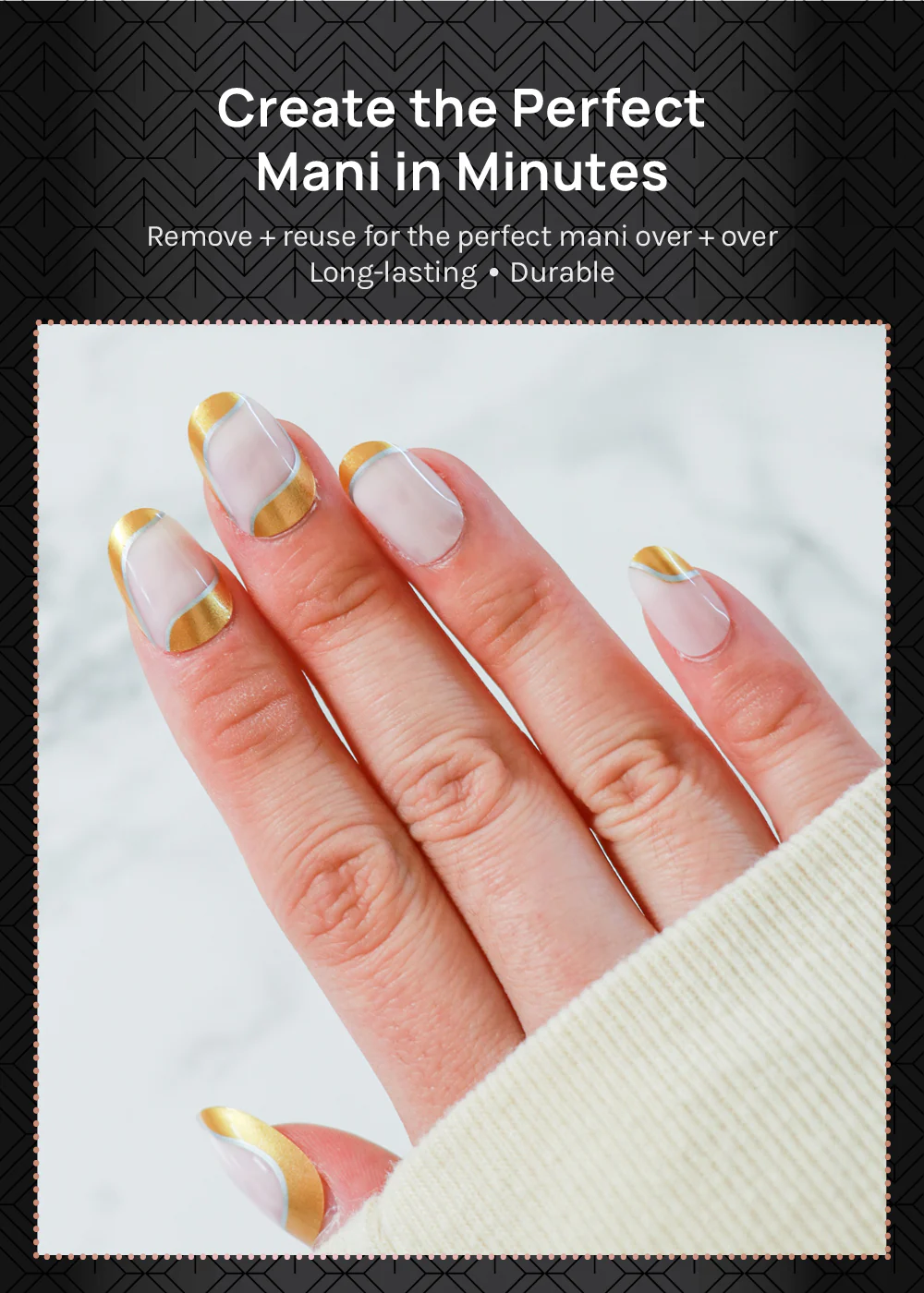 AOA Pro Press-On Nails: Golden Hour - Image 3