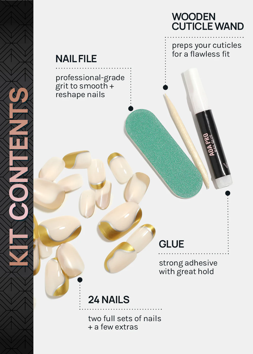 AOA Pro Press-On Nails: Golden Hour - Image 5