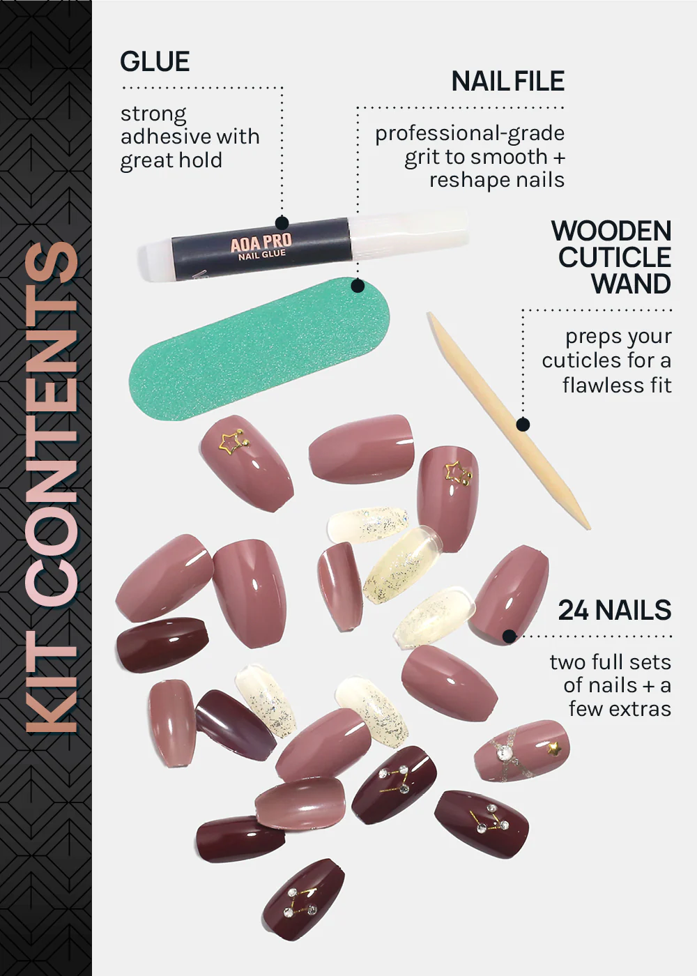 AOA Pro Press-On Nails: Love Potion - Image 2