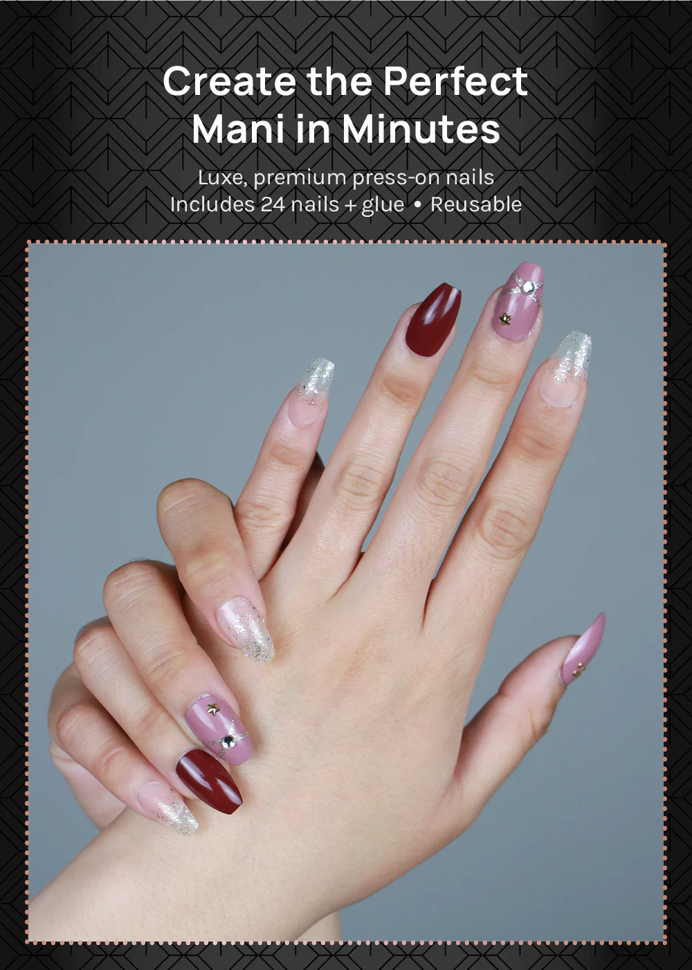 AOA Pro Press-On Nails: Love Potion - Image 3