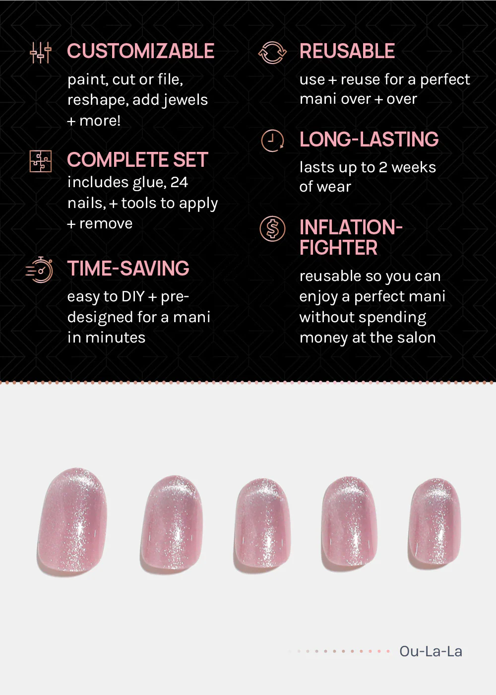 AOA Pro Press-On Nails: Ou-La-La - Image 3