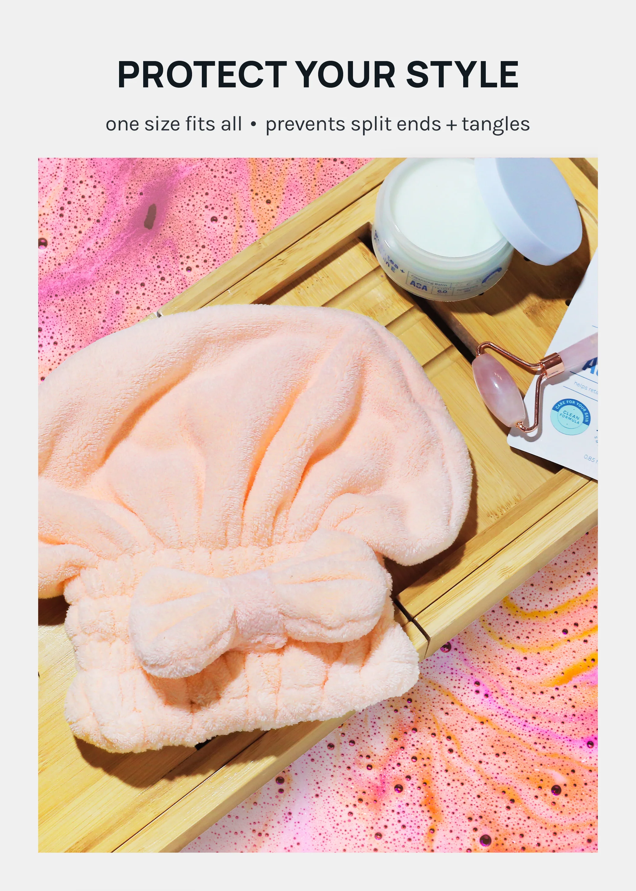 AOA Quick Drying Hair Bonnet - Image 3