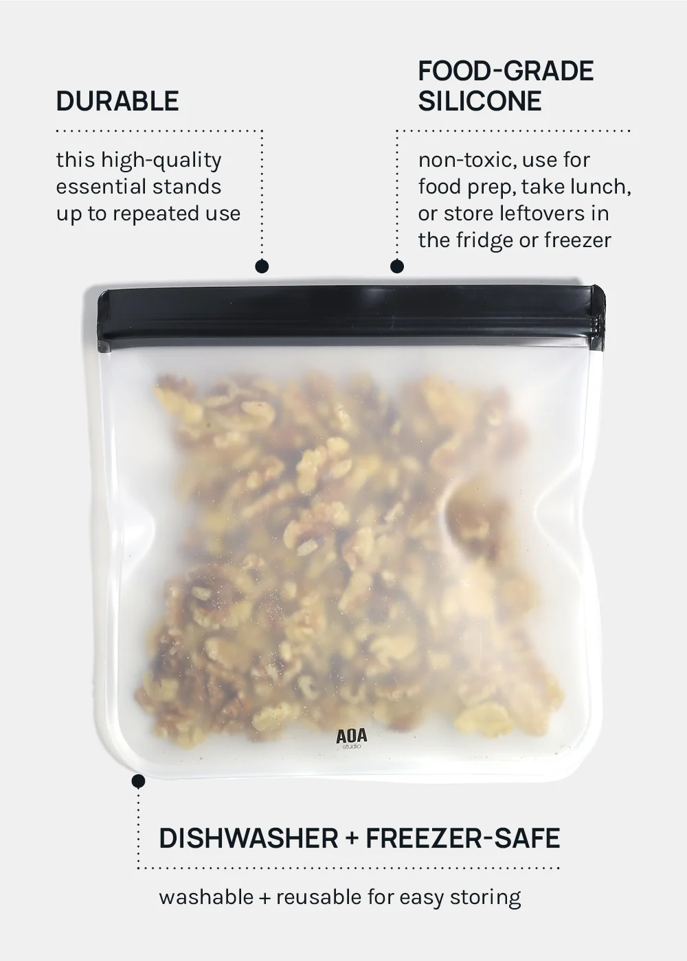 AOA Reusable Multi-Purpose Zip Bag - Image 6