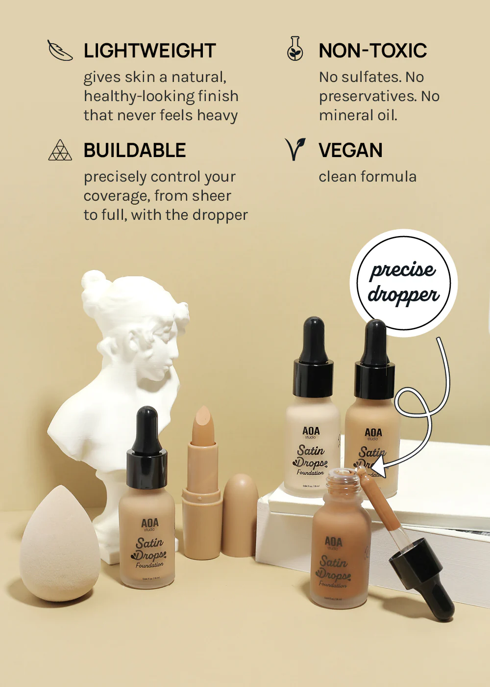 AOA Satin Drops Foundation - Image 6