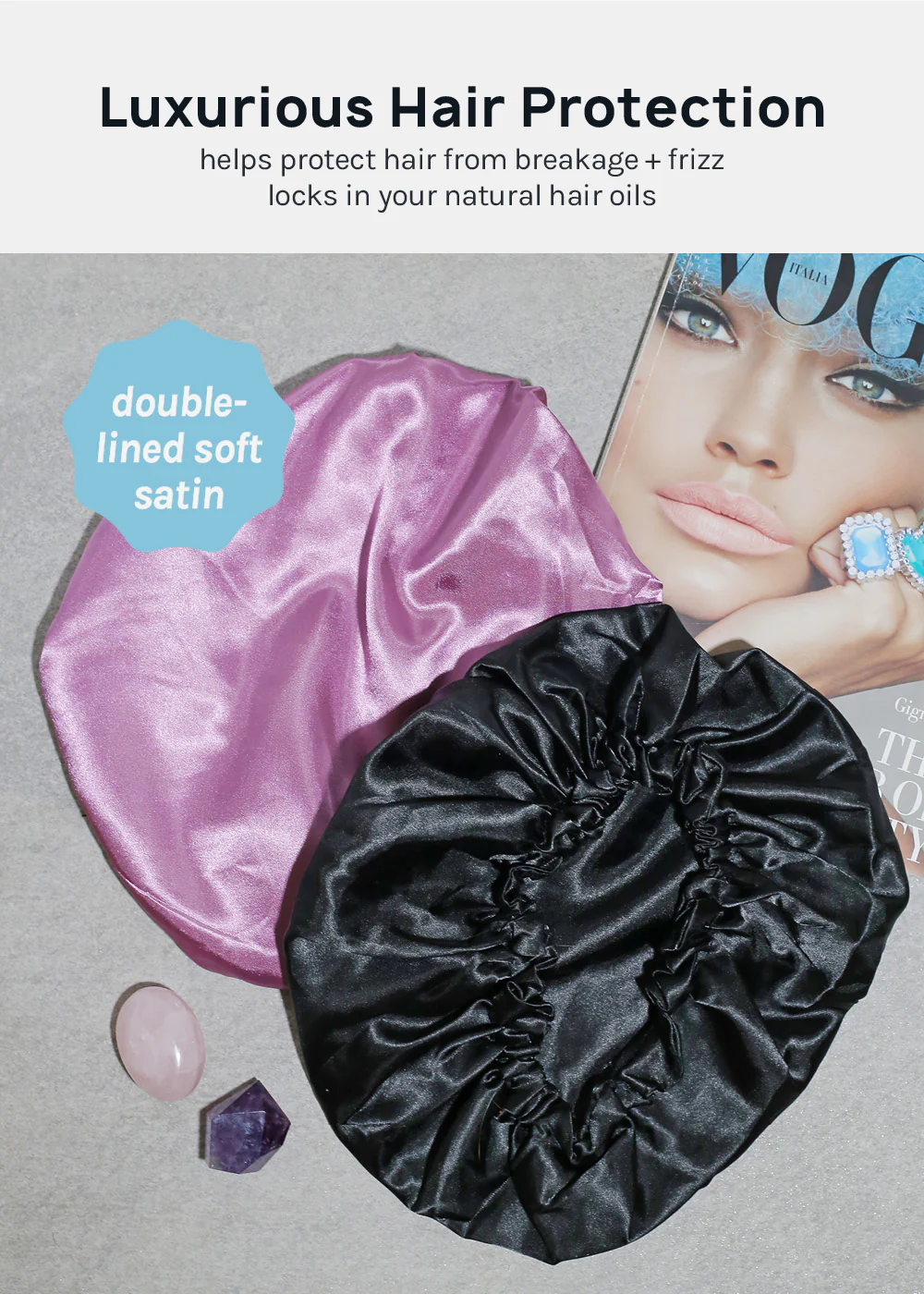 AOA Satin Hair Bonnet - Image 2