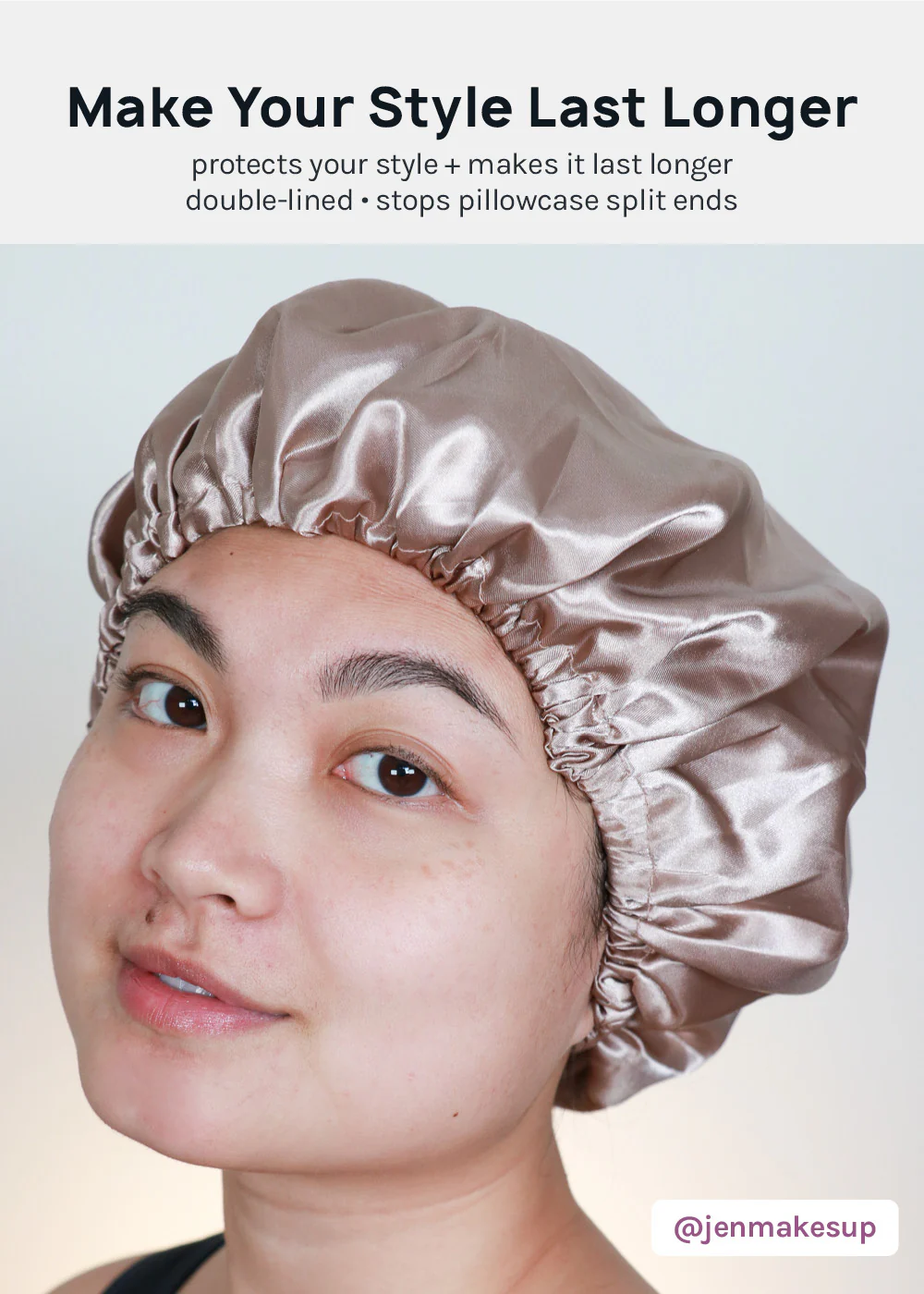 AOA Satin Hair Bonnet - Image 3