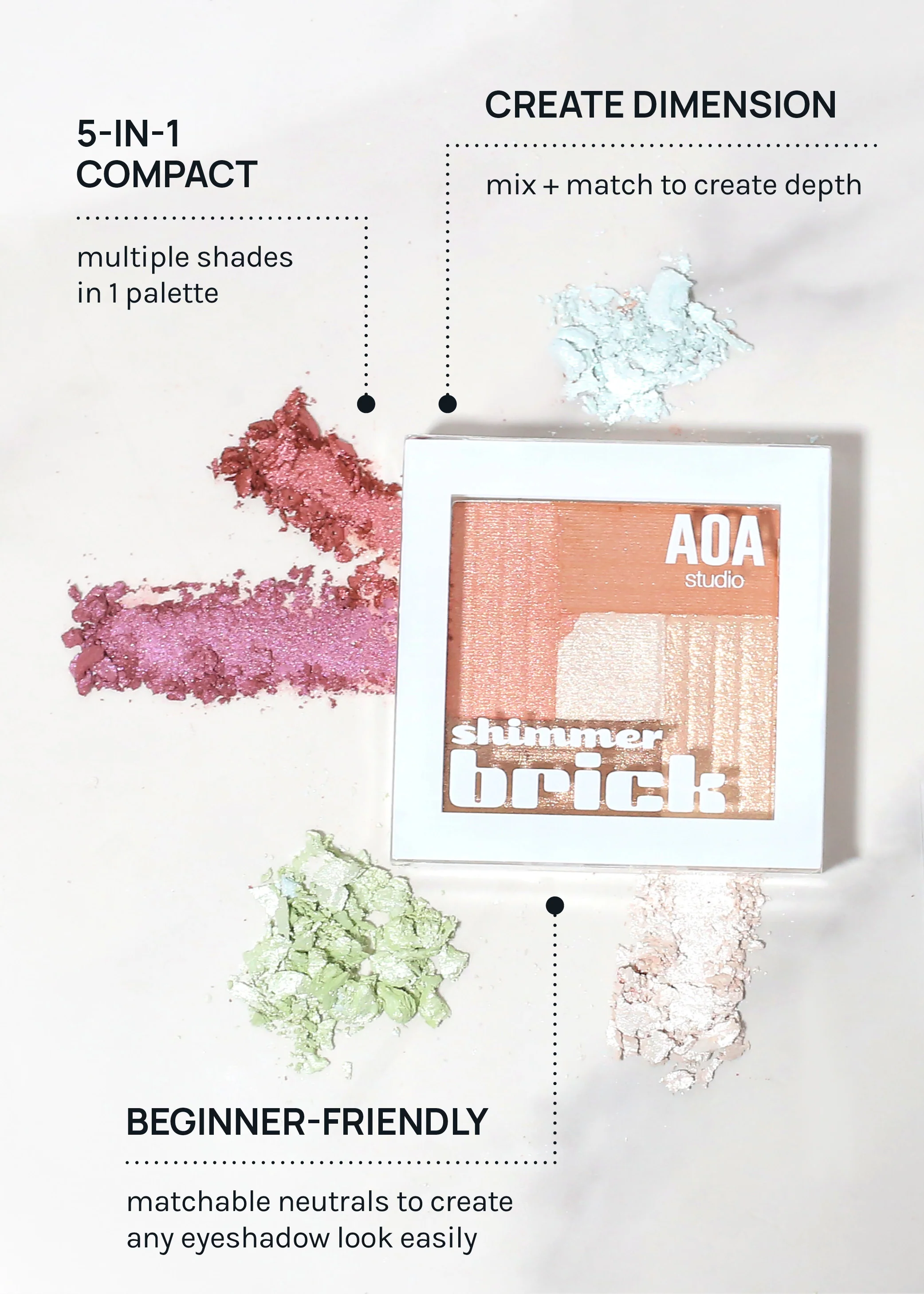 AOA Shimmer Brick Eyeshadow - Image 6