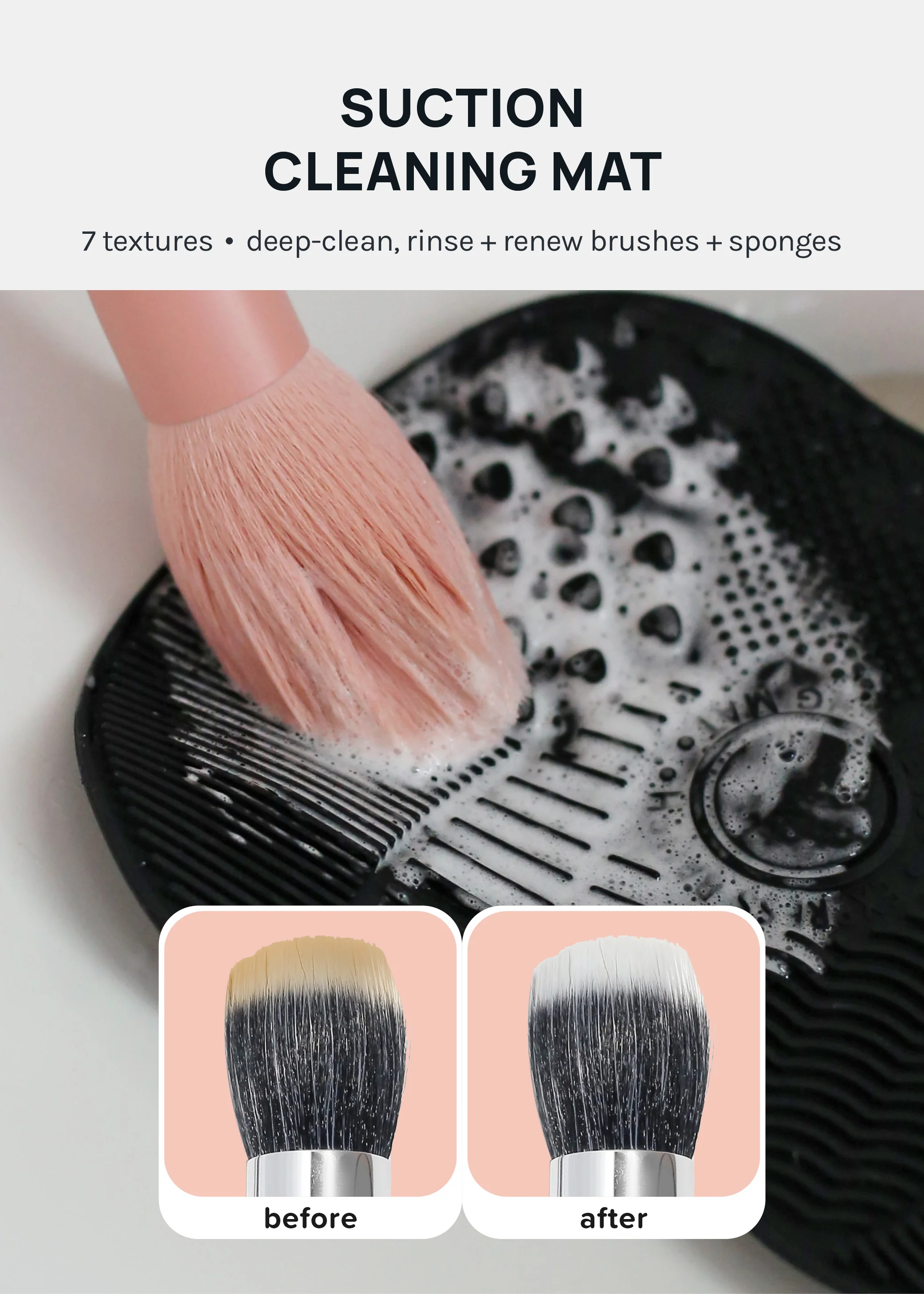 AOA Silicone Suction Brush Cleaning Mat - Image 2