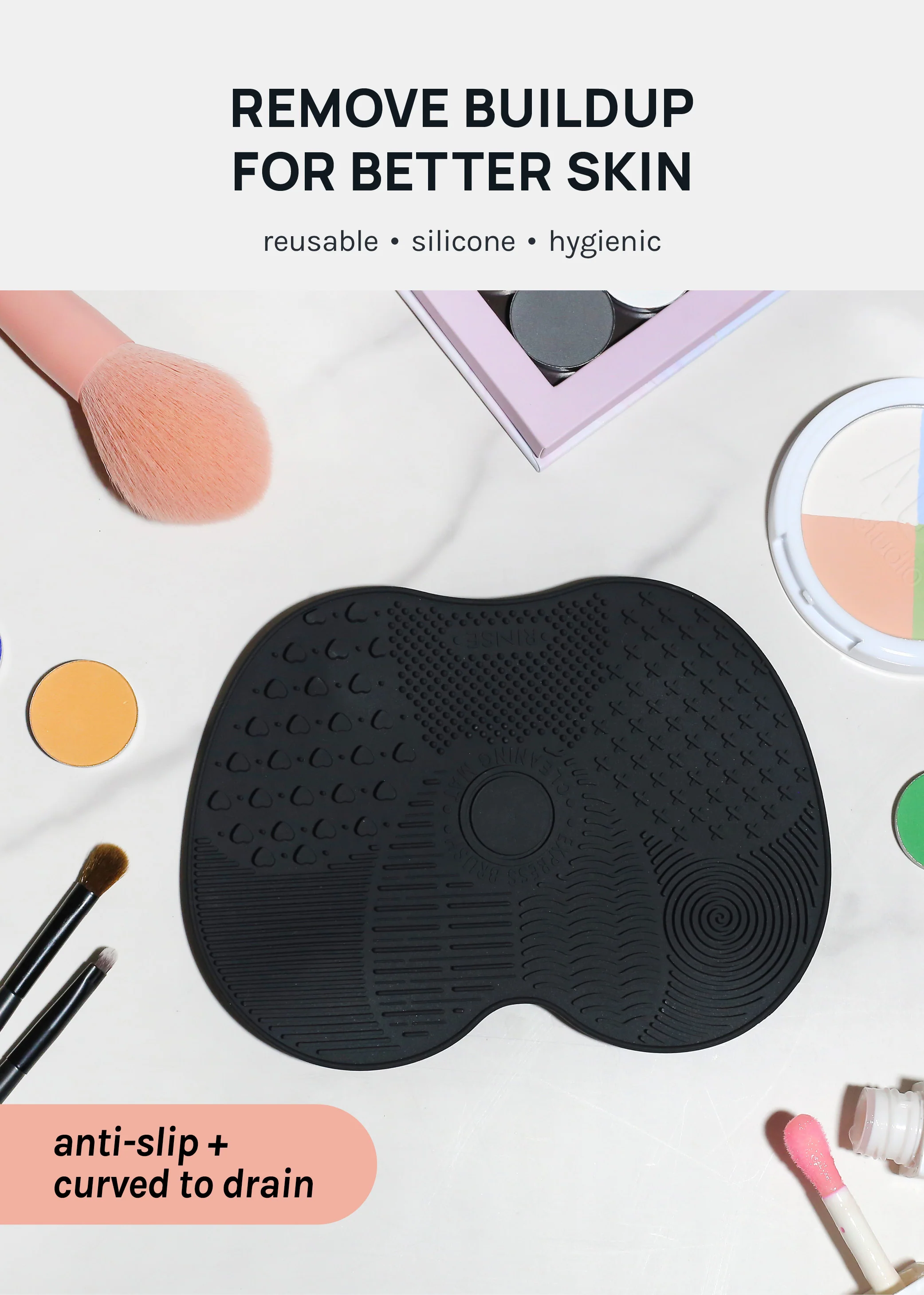 AOA Silicone Suction Brush Cleaning Mat - Image 3