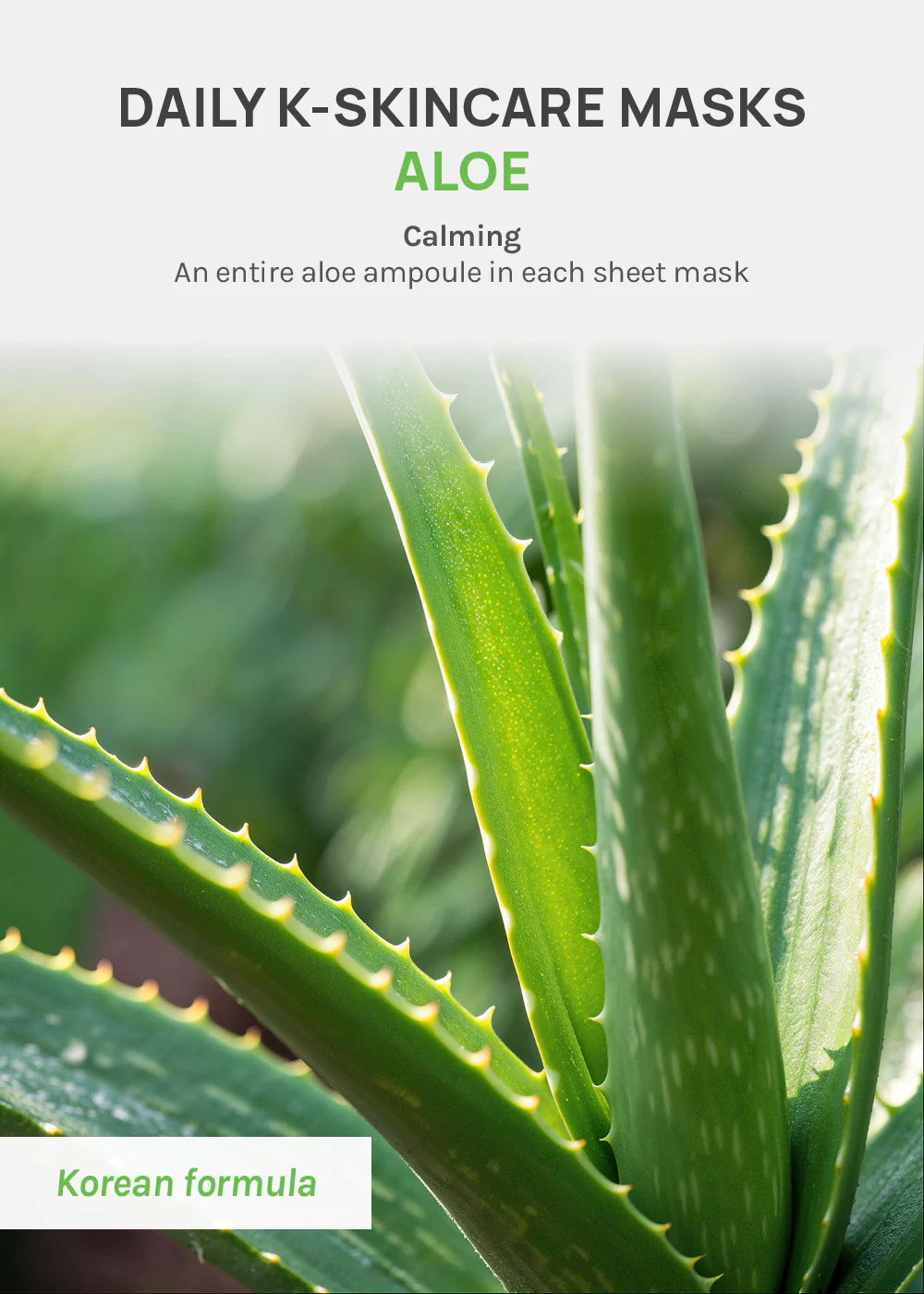 AOA Skin Aloe One Shot Ampoule Mask - Image 2