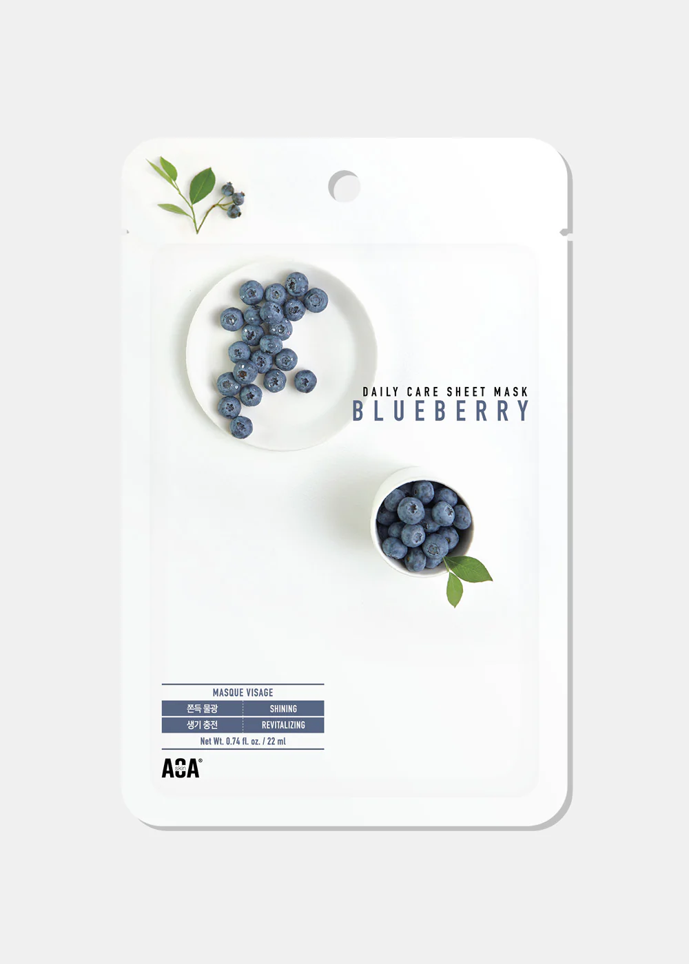 AOA Skin Blueberry Daily Care Sheet Mask