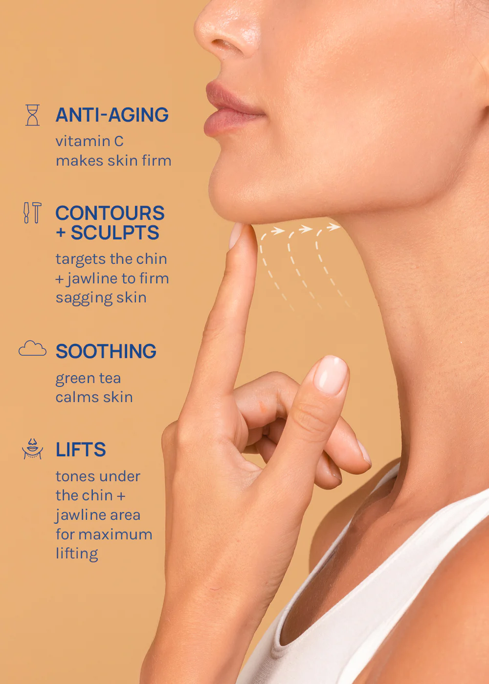 AOA Skin Chin Lifting Mask for V-Line Shaping – Green Tea + Vitamin C - Image 4