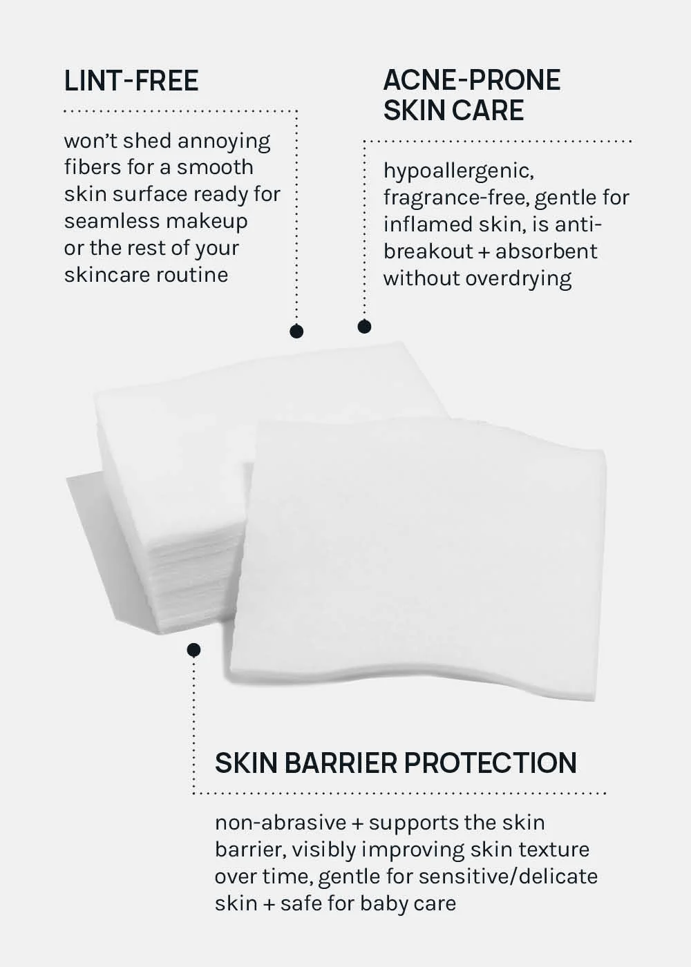 AOA Skin Clean Cotton Skincare Face Towels - Image 5
