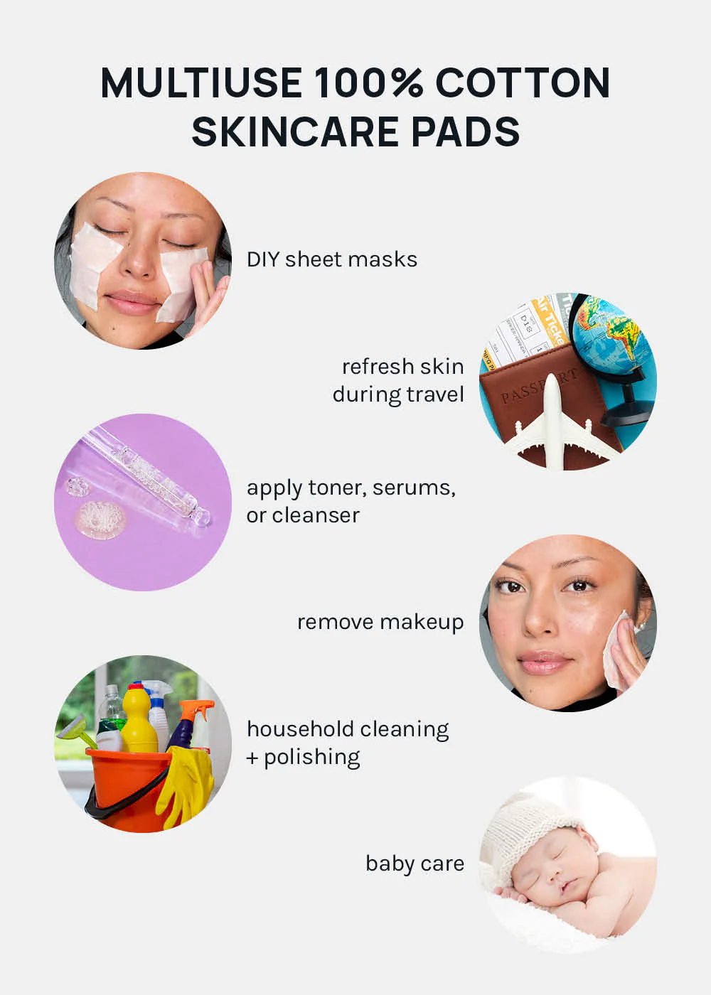 AOA Skin Clean Cotton Skincare Face Towels - Image 6