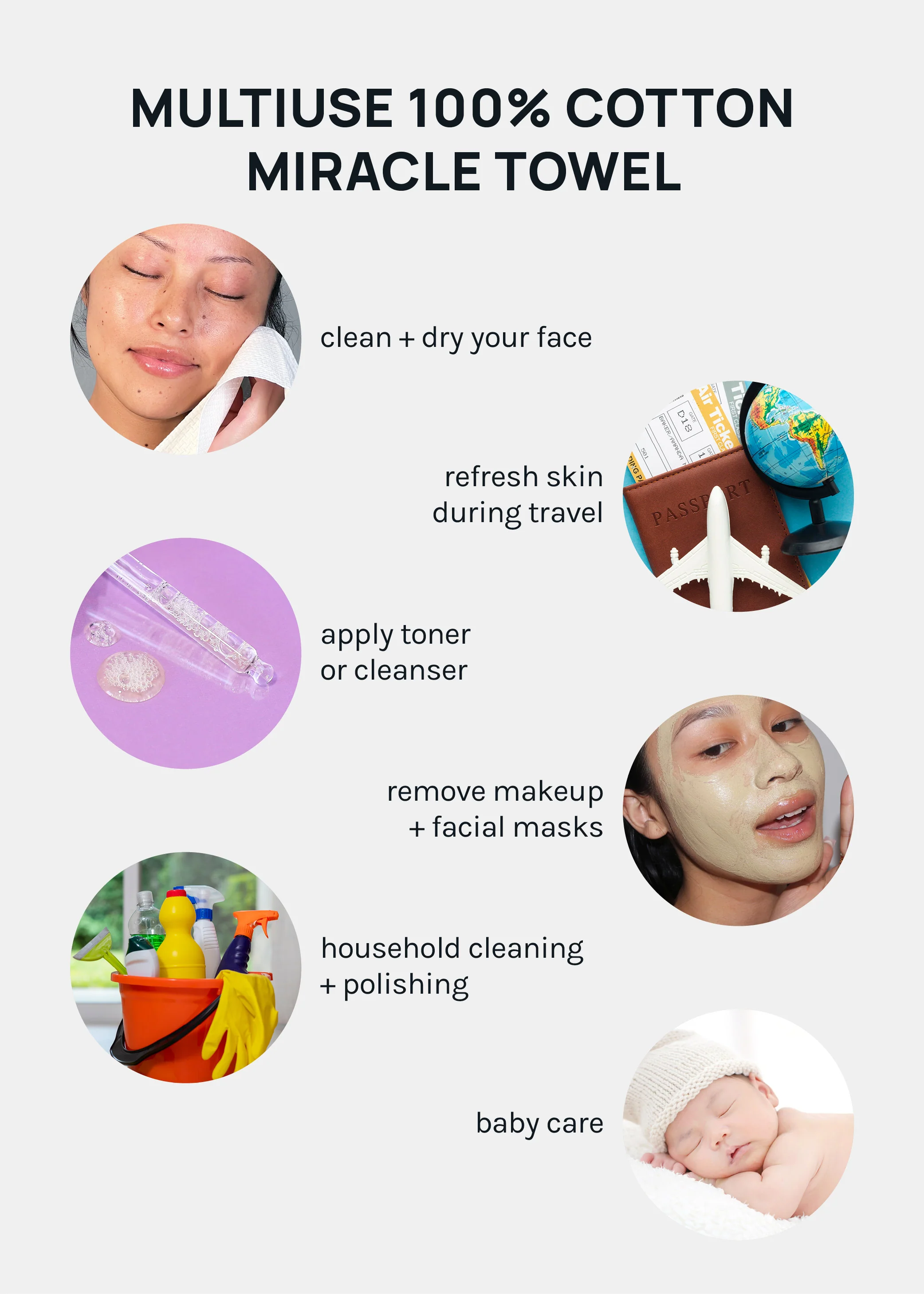 AOA Skin Clean Face Towels - Image 6
