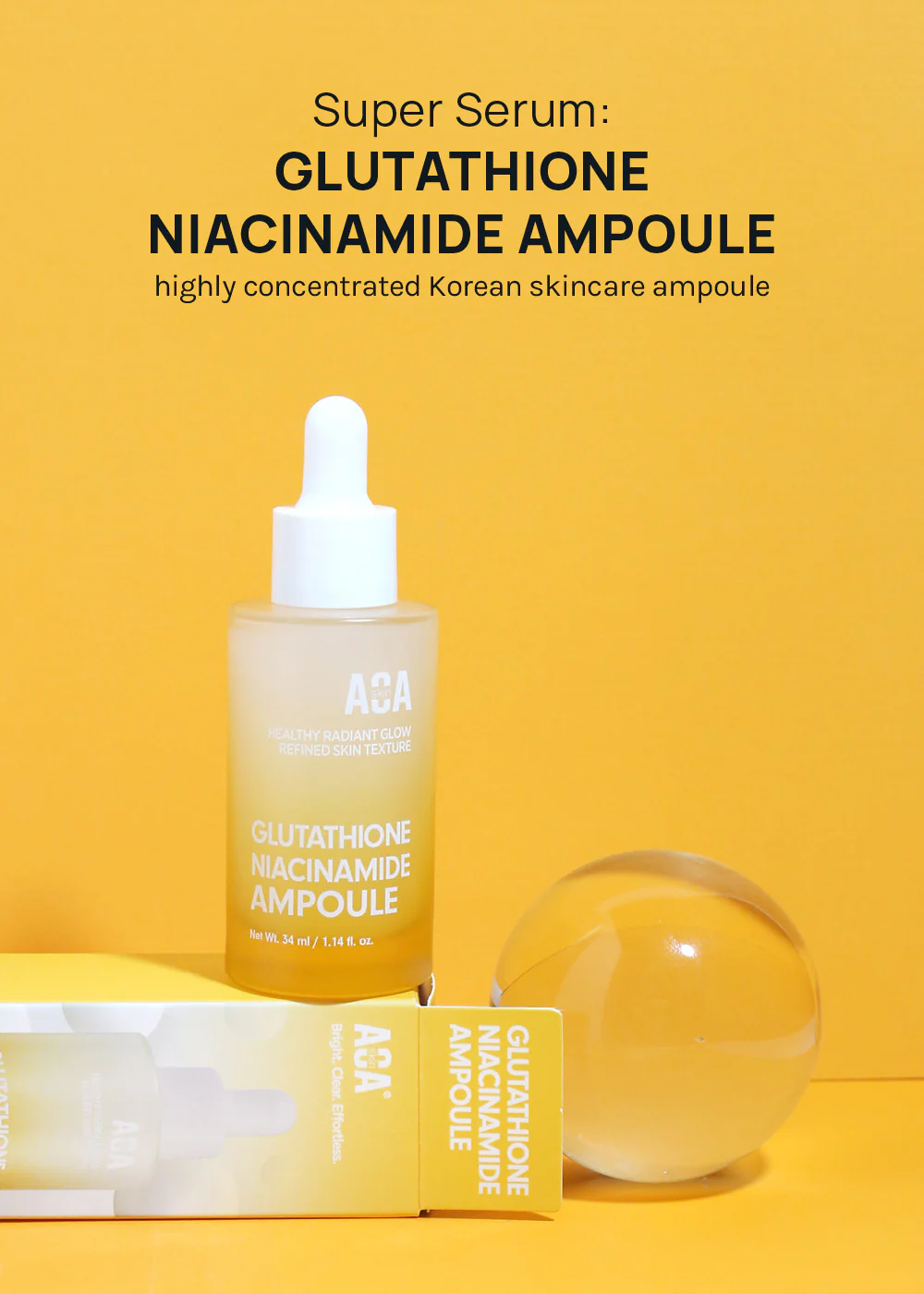 AOA Skin Glutathione Niacinamide Ampoule - Image 2