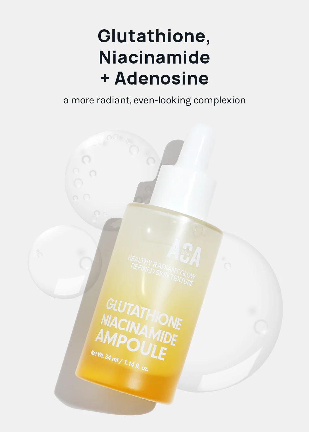 AOA Skin Glutathione Niacinamide Ampoule - Image 3