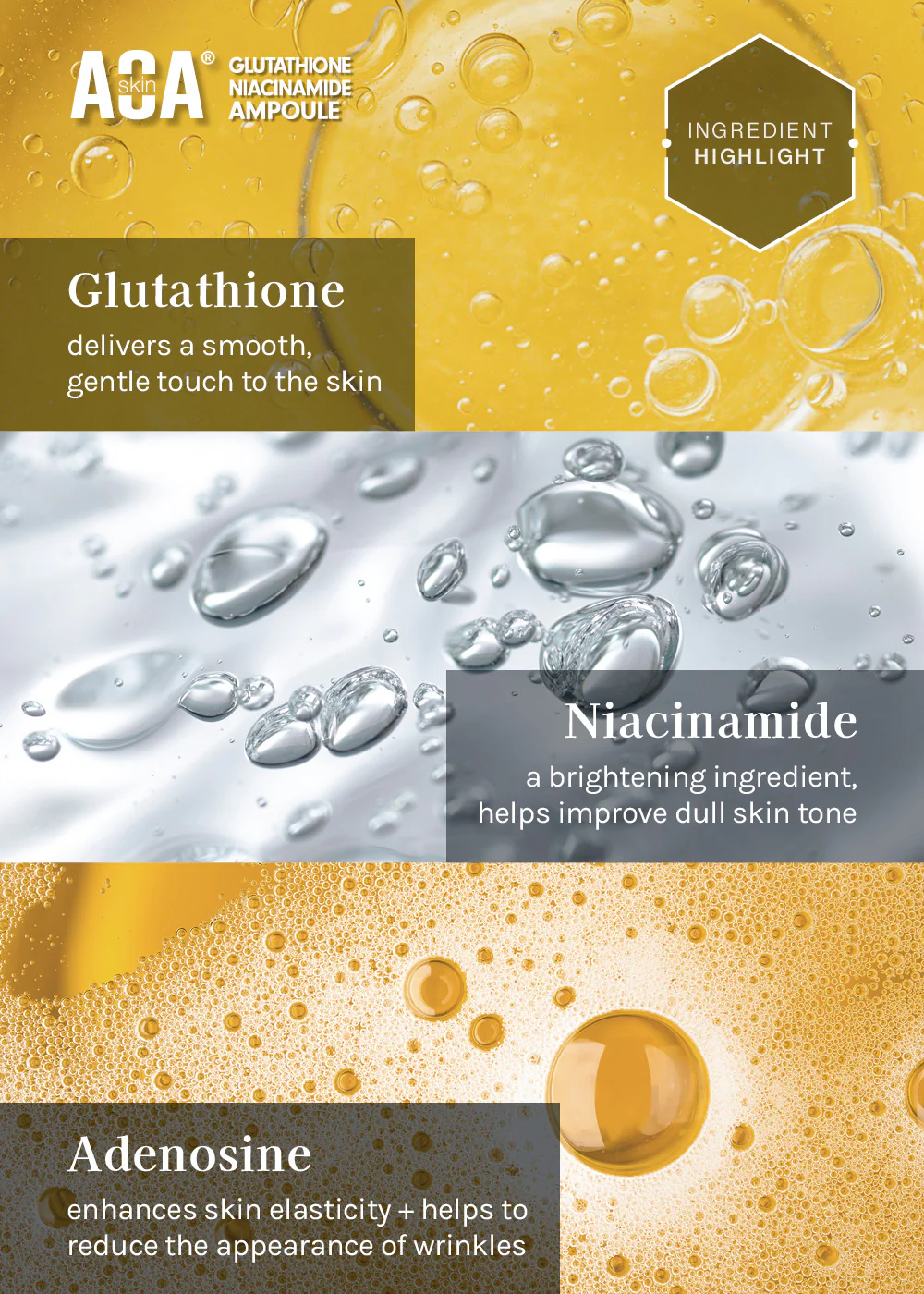 AOA Skin Glutathione Niacinamide Ampoule - Image 4