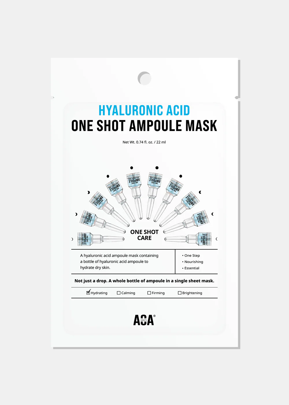 AOA Skin Hyaluronic Acid One Shot Ampoule Mask