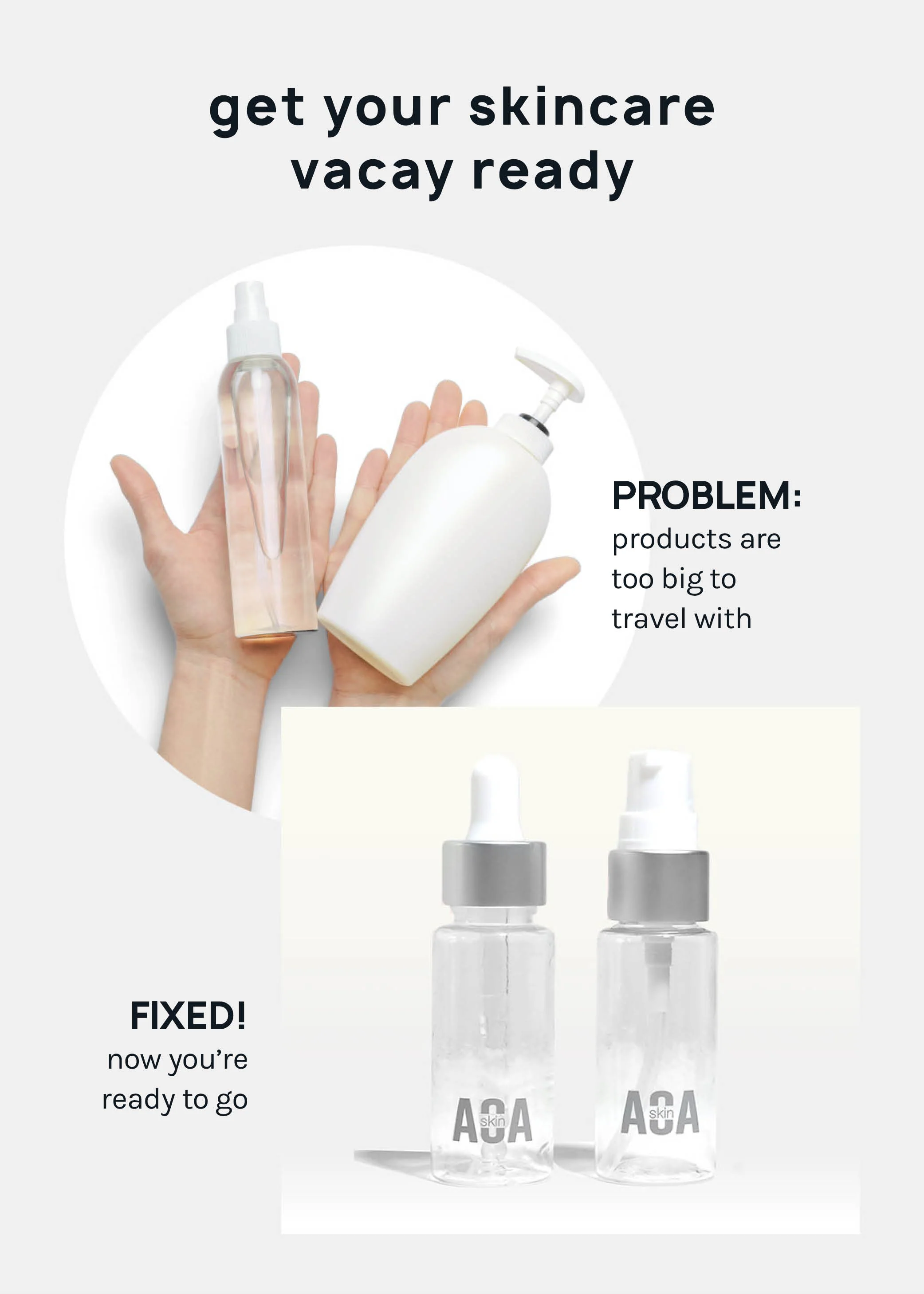 AOA Skin Reusable Pump Bottle - Image 2