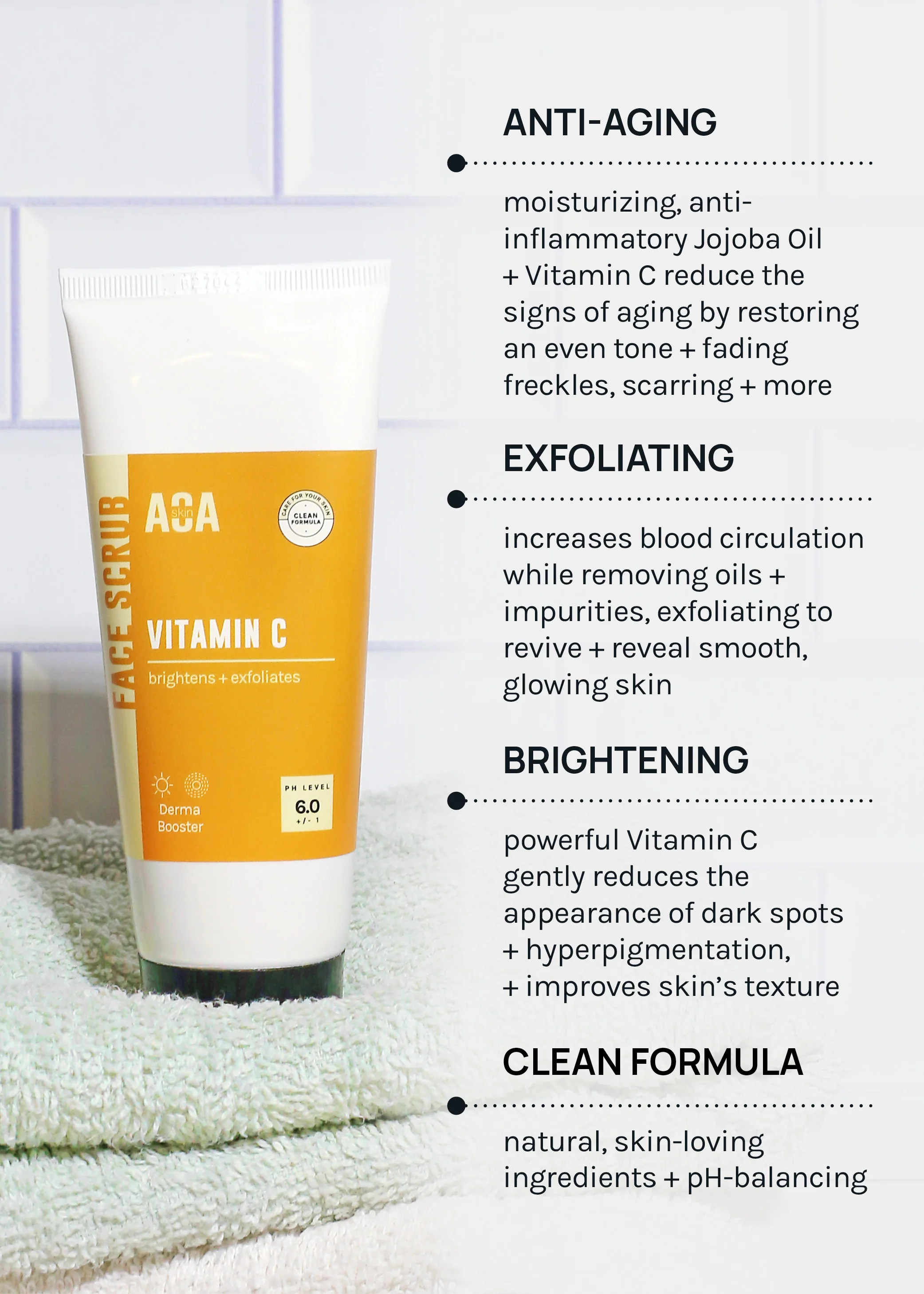 AOA Skin Vitamin C Face Scrub - Image 4