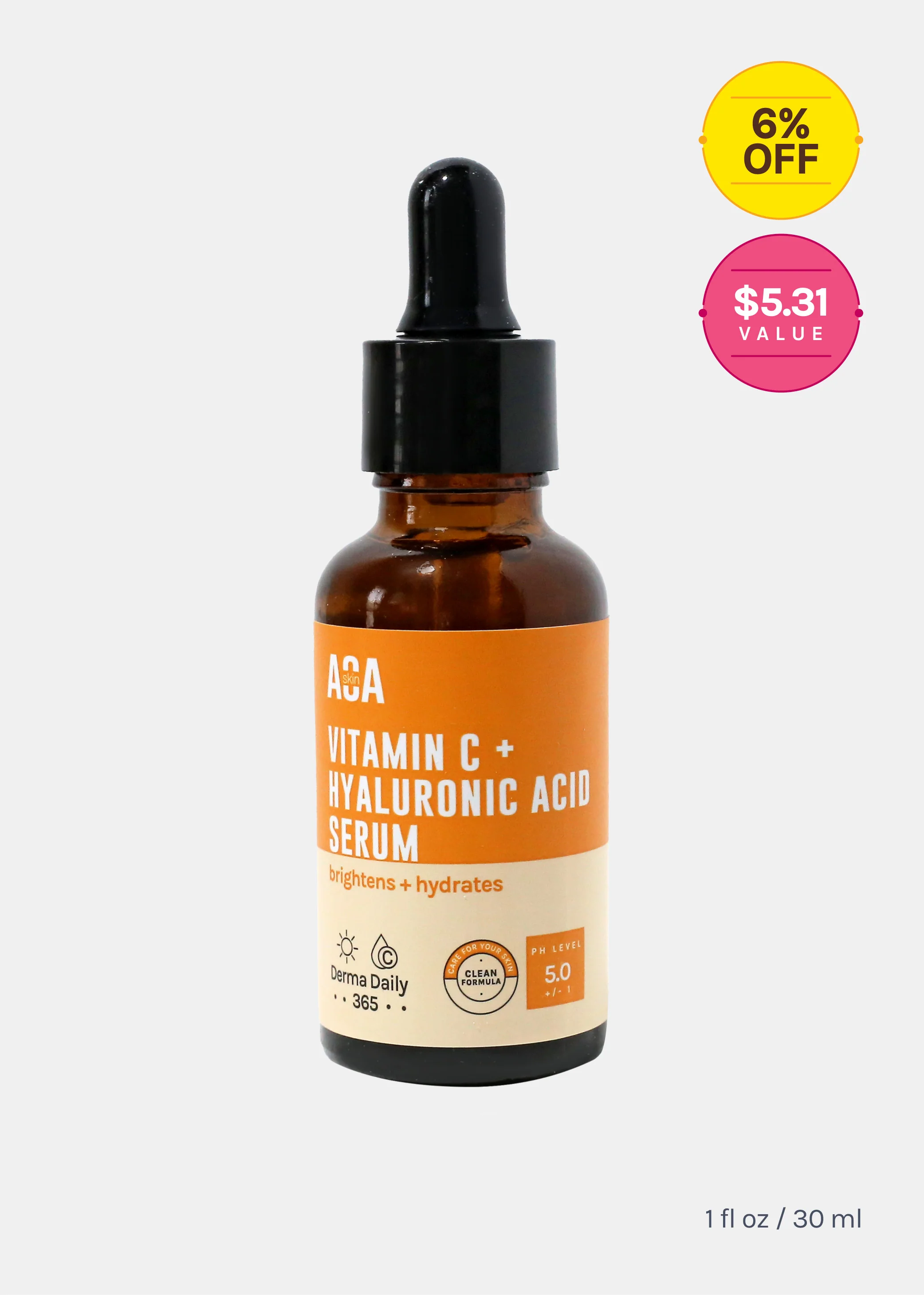 AOA Skin Vitamin C + Hyaluronic Acid Serum - Image 11
