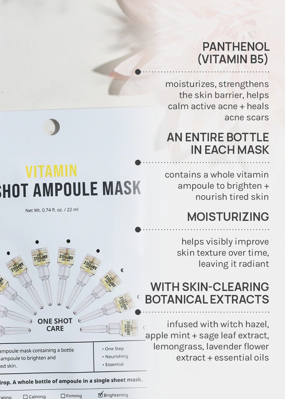 AOA Skin Vitamin One Shot Ampoule Mask - Image 4