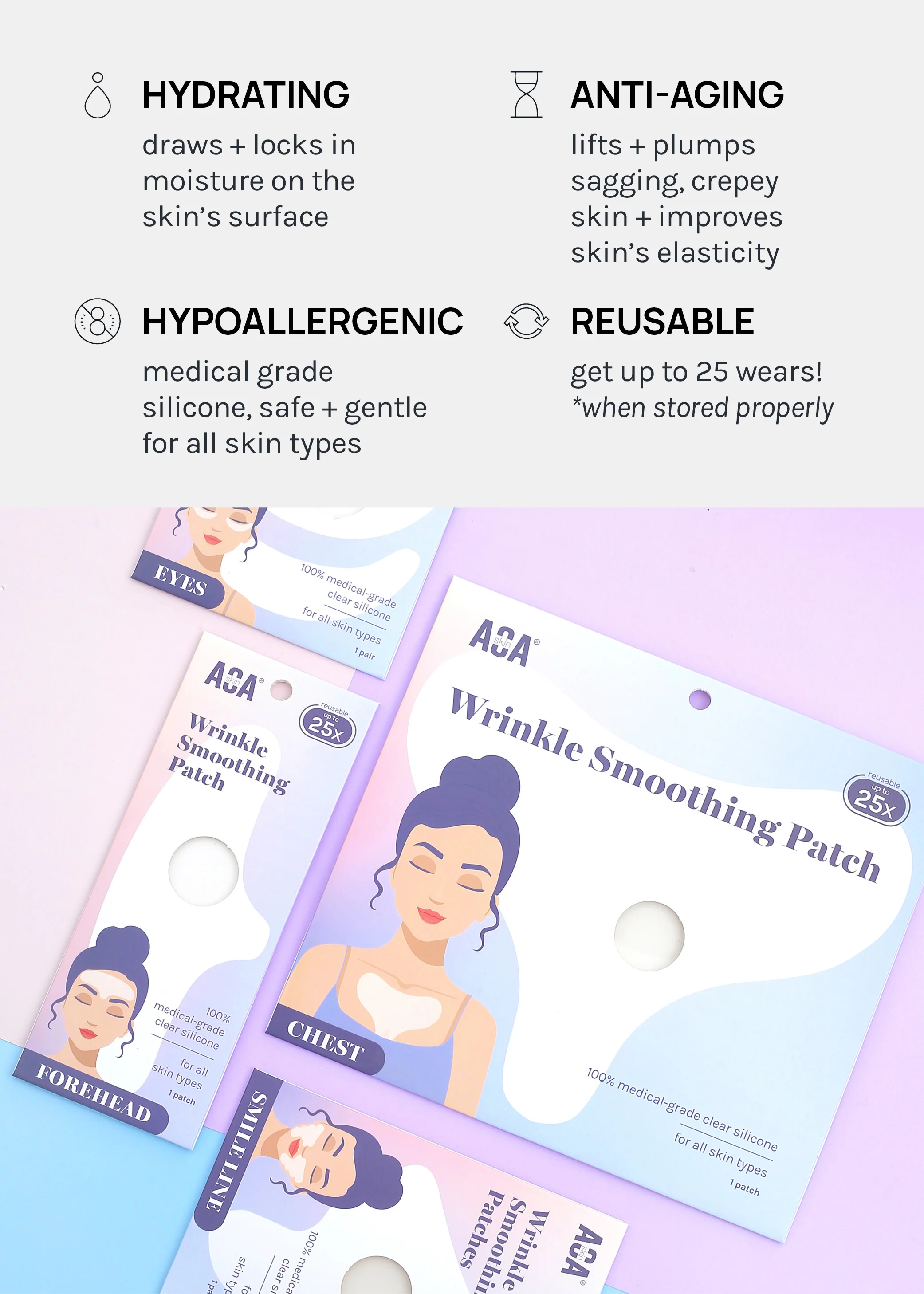 AOA Skin Wrinkle Smoothing Patches – Eyes - Image 6