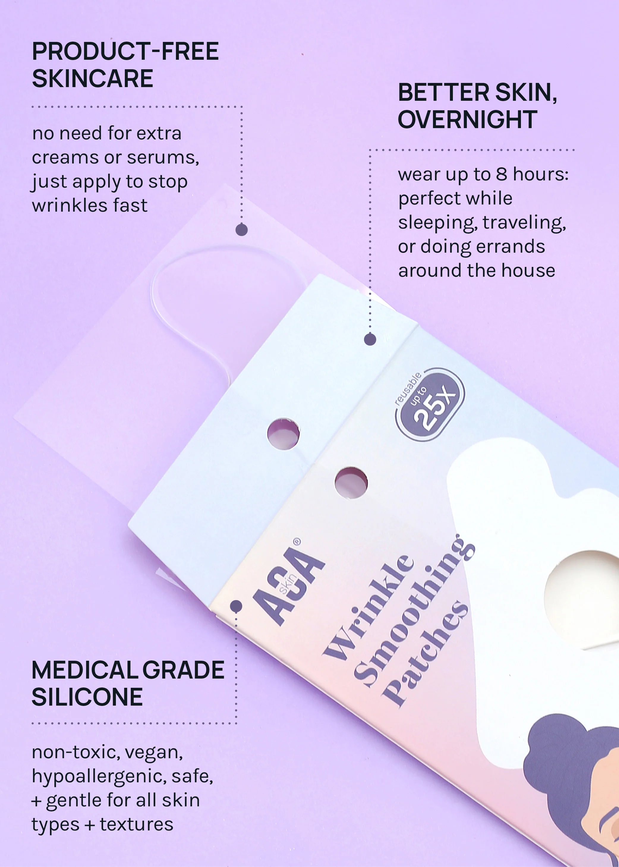 AOA Skin Wrinkle Smoothing Patches – Smile Line - Image 7