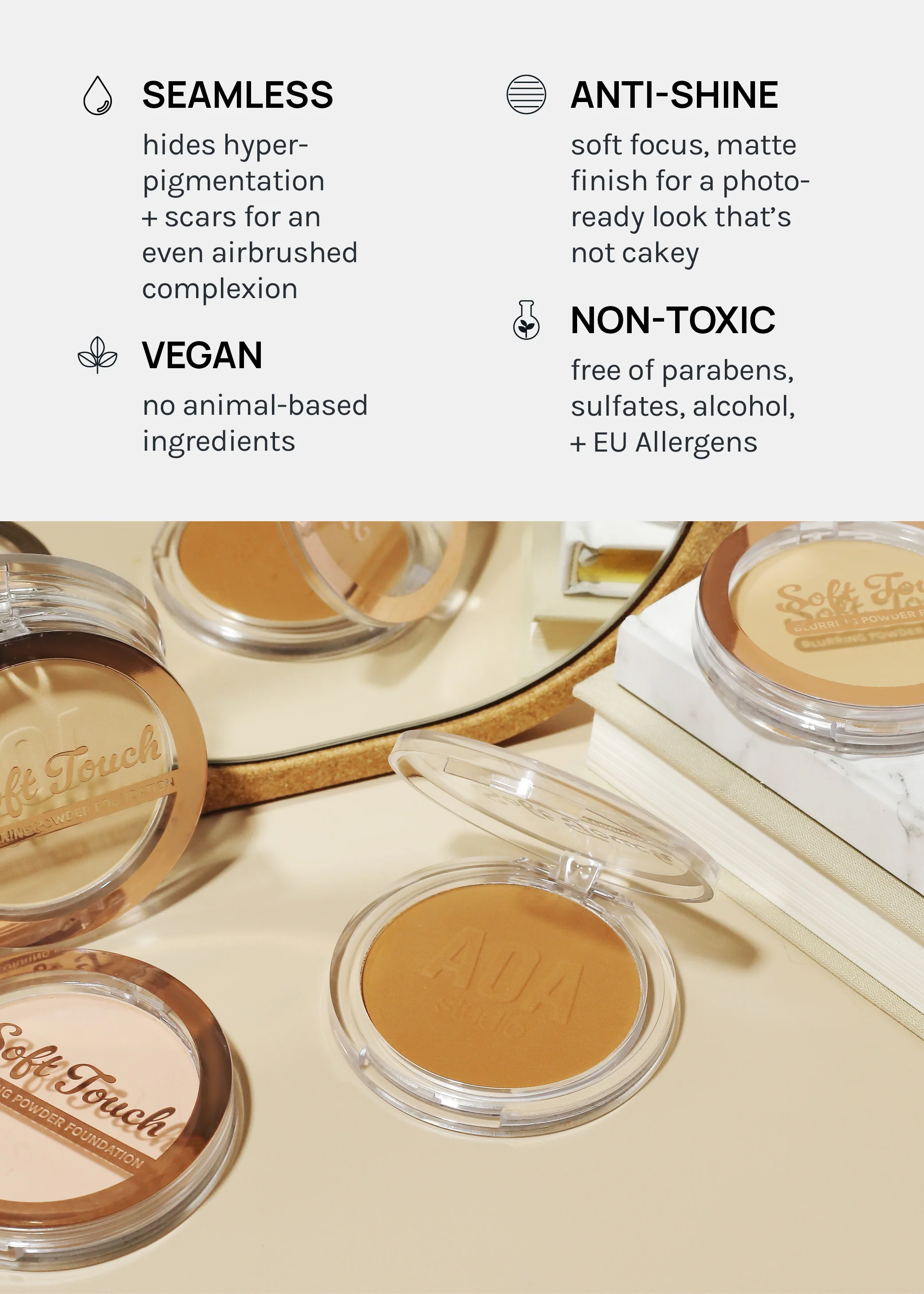 AOA Soft Touch Blurring Powder Foundation - Image 5