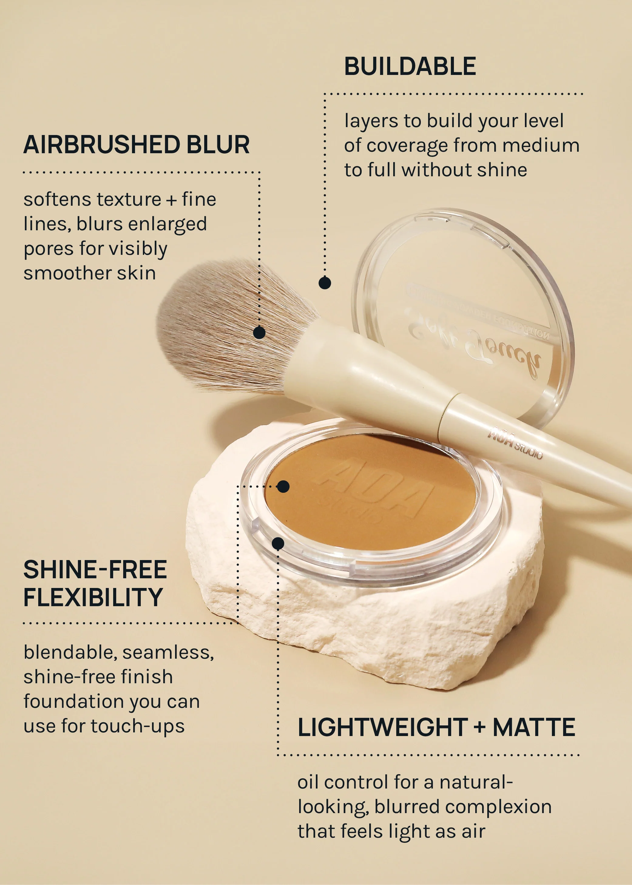 AOA Soft Touch Blurring Powder Foundation - Image 6
