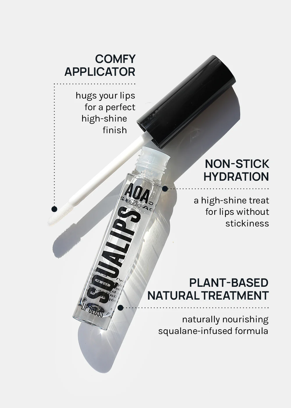 AOA Squalips Clear Lipgloss - Image 7