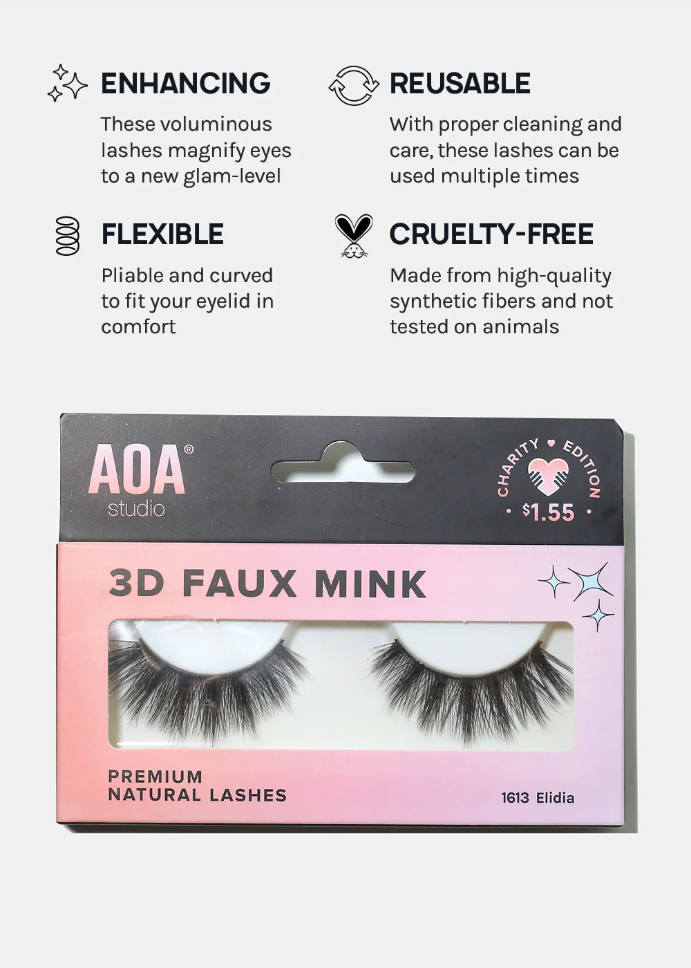 Paw Paw: 3D Faux Mink Lashes - Elidia 5-Pack - Image 5