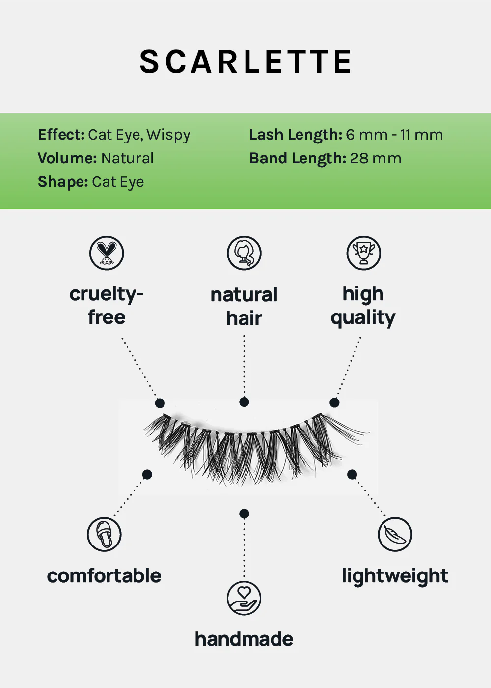 AOA Studio Eyelashes - Scarlette 6-Pack - Image 3